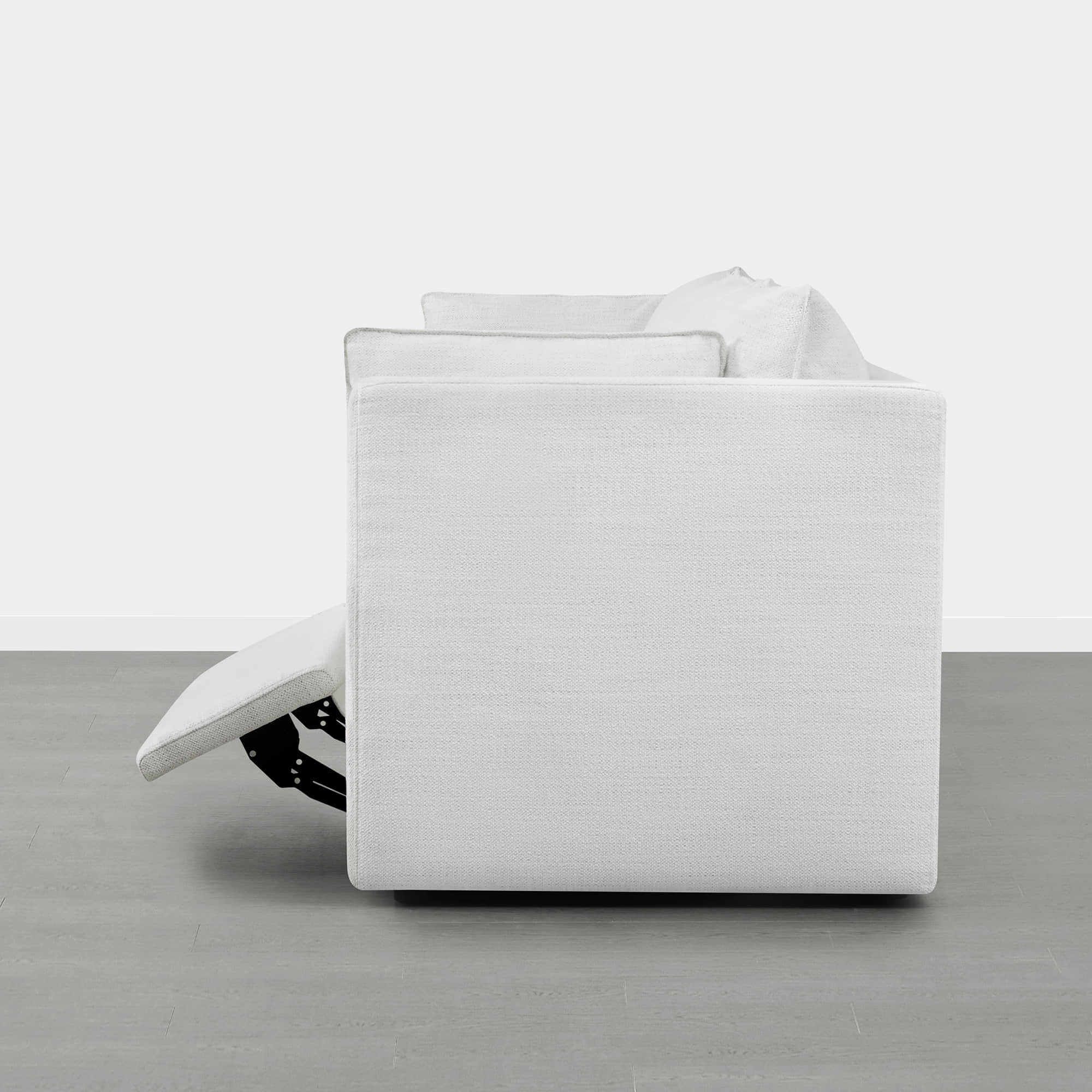 Sophia 3-Piece Feather Power Modular Sofa with Electric Footrests