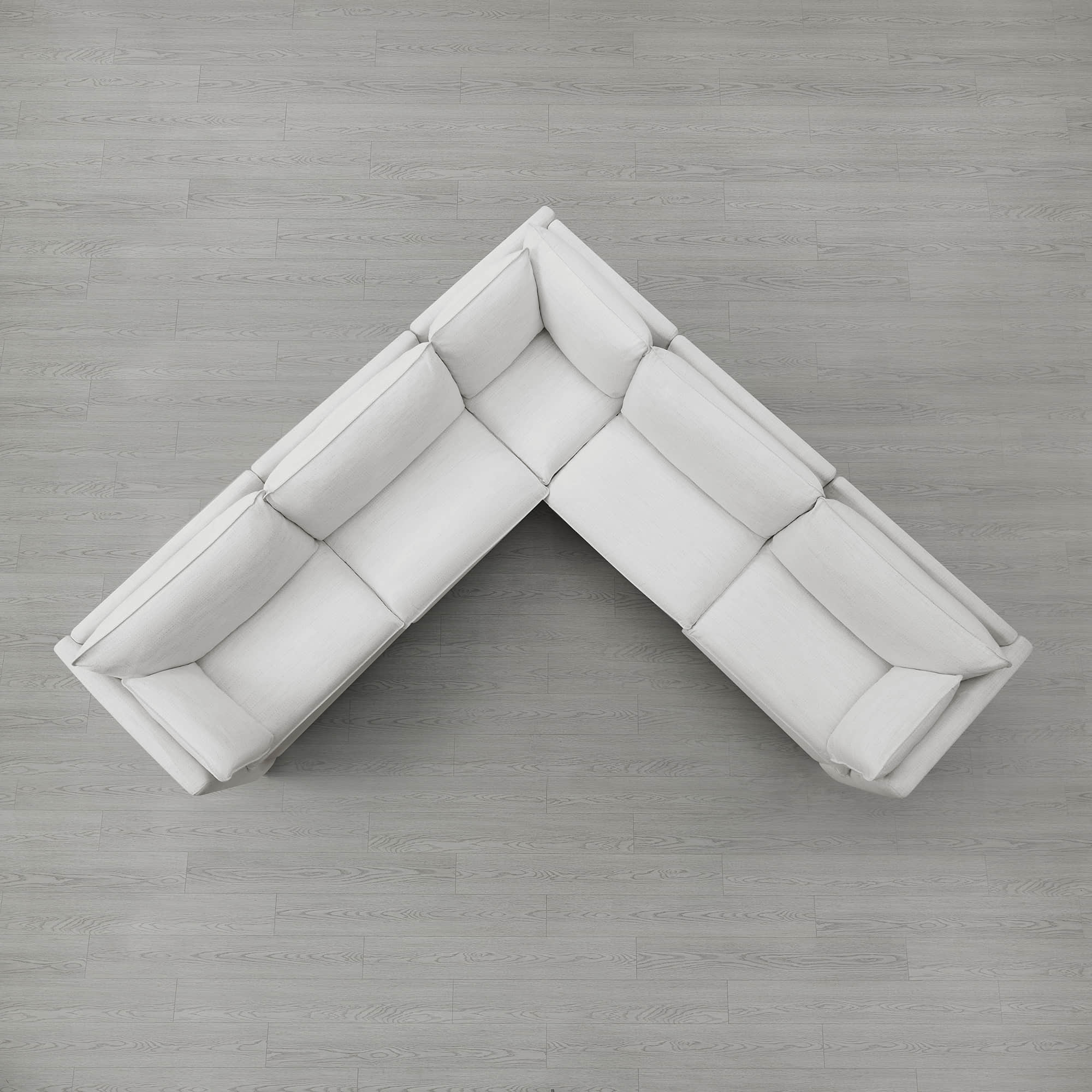 Sophia 5-Piece Feather Power Modular Sofa with Electric Footrests