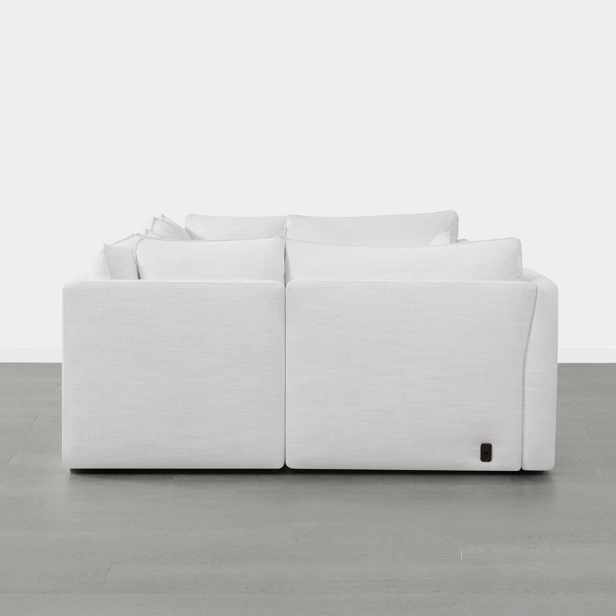 Sophia 6-Piece Feather Power Modular Sofa with Electric Footrests