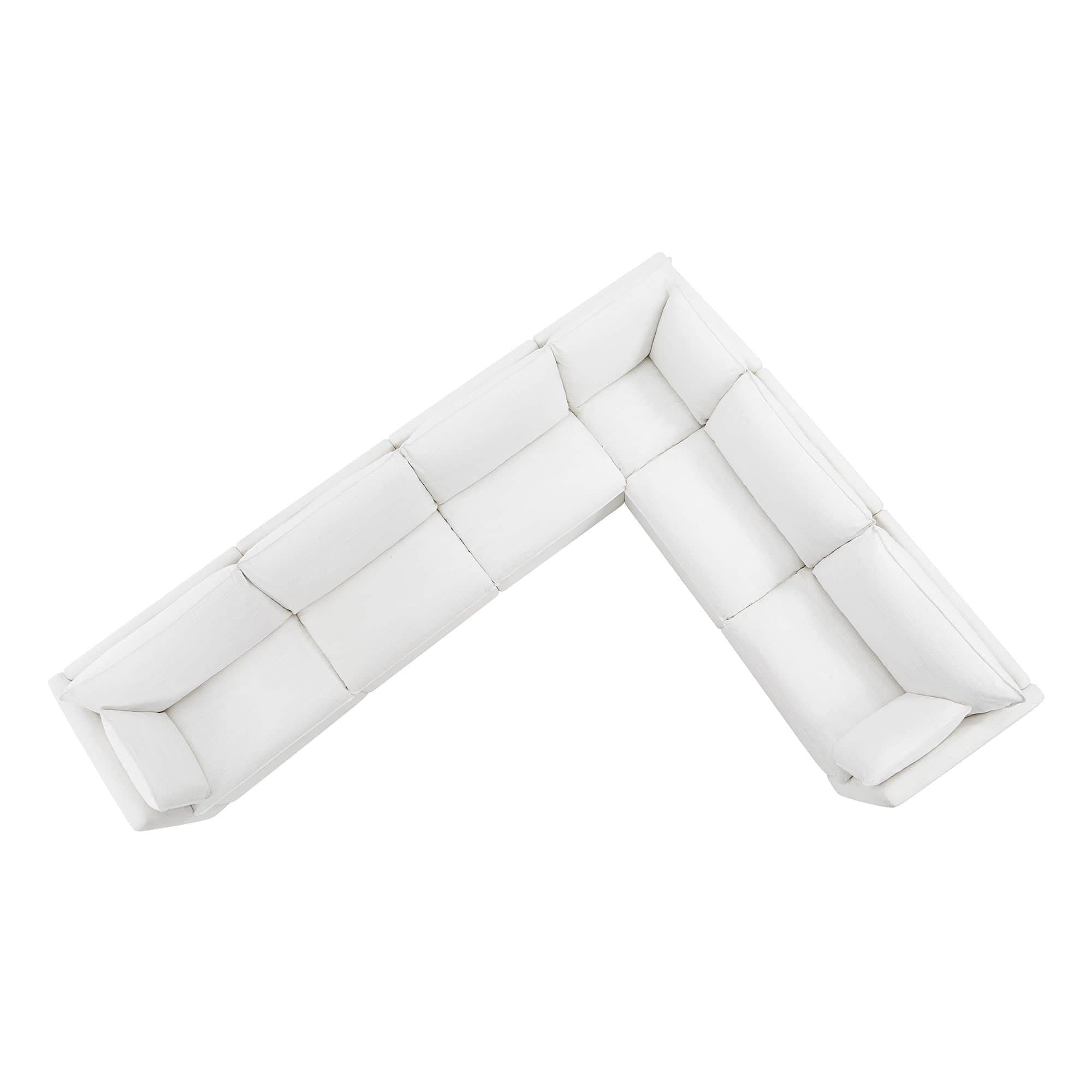 Sophia 6-Piece Feather Power Modular Sofa with Electric Footrests