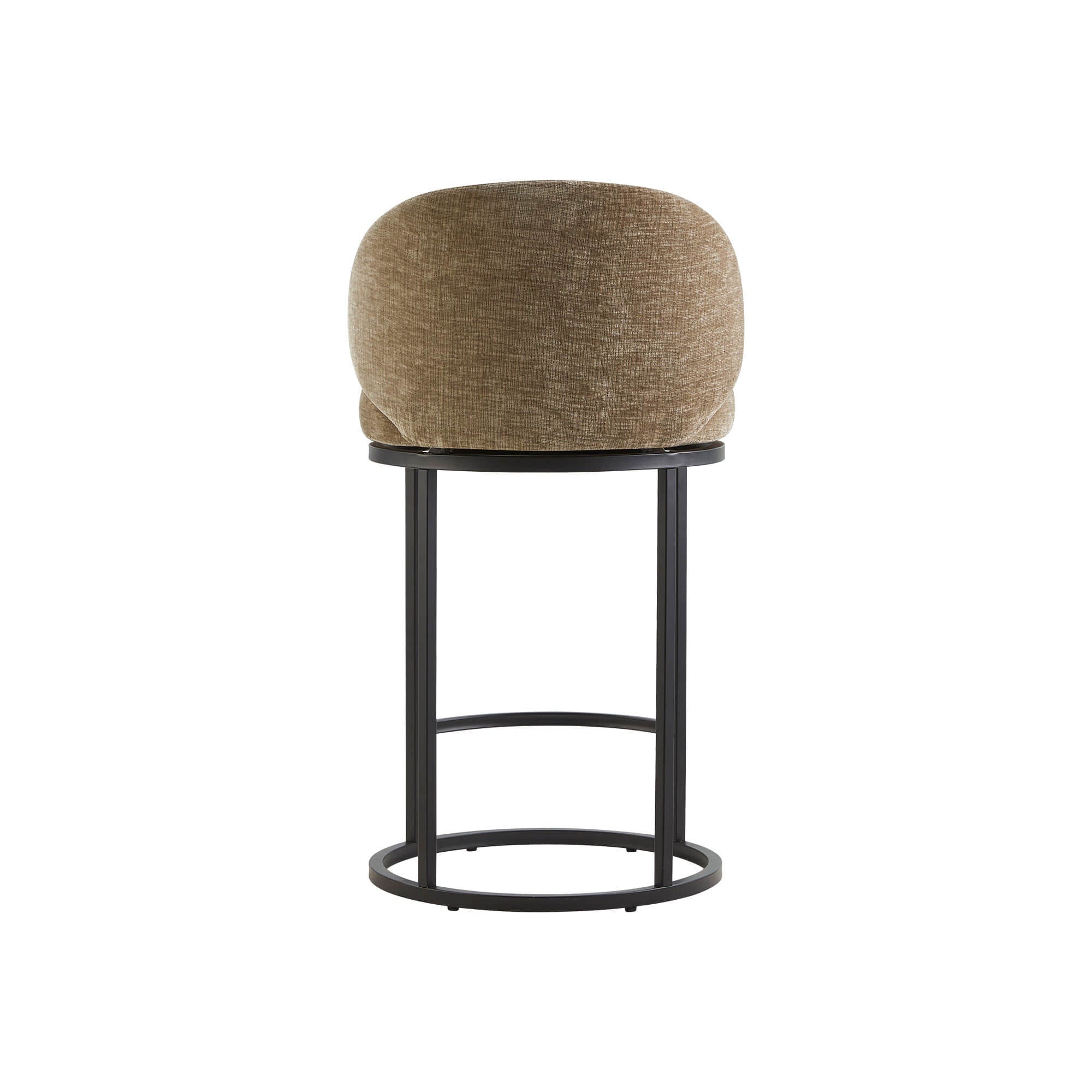 Tanya Modern Chenille Swivel Counter Stool