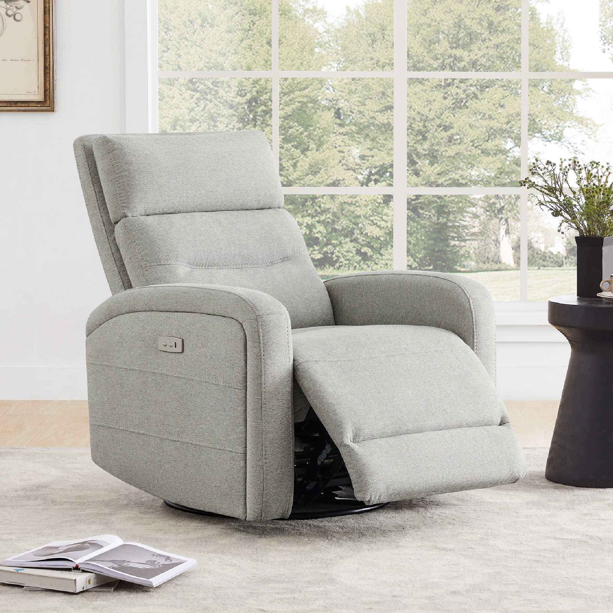 Theo Power Swivel Glider Recliner