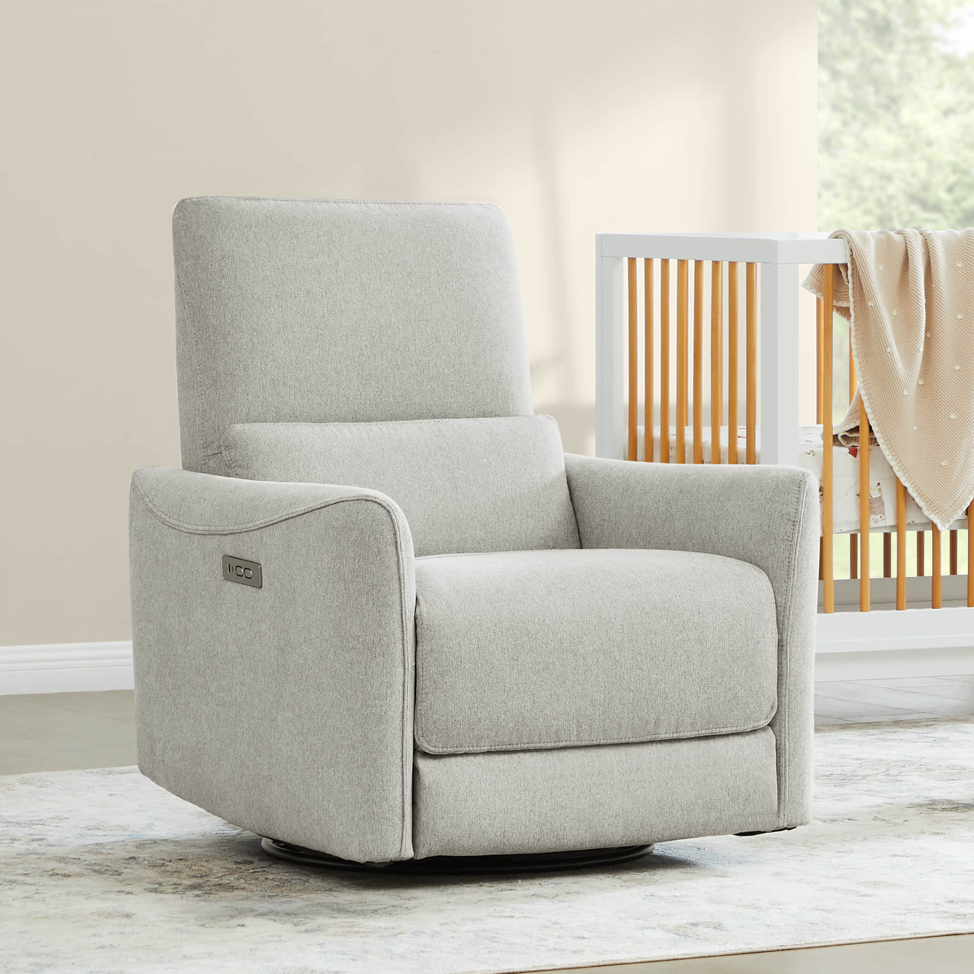 Tracee Power Swivel Nursery Glider Recliner