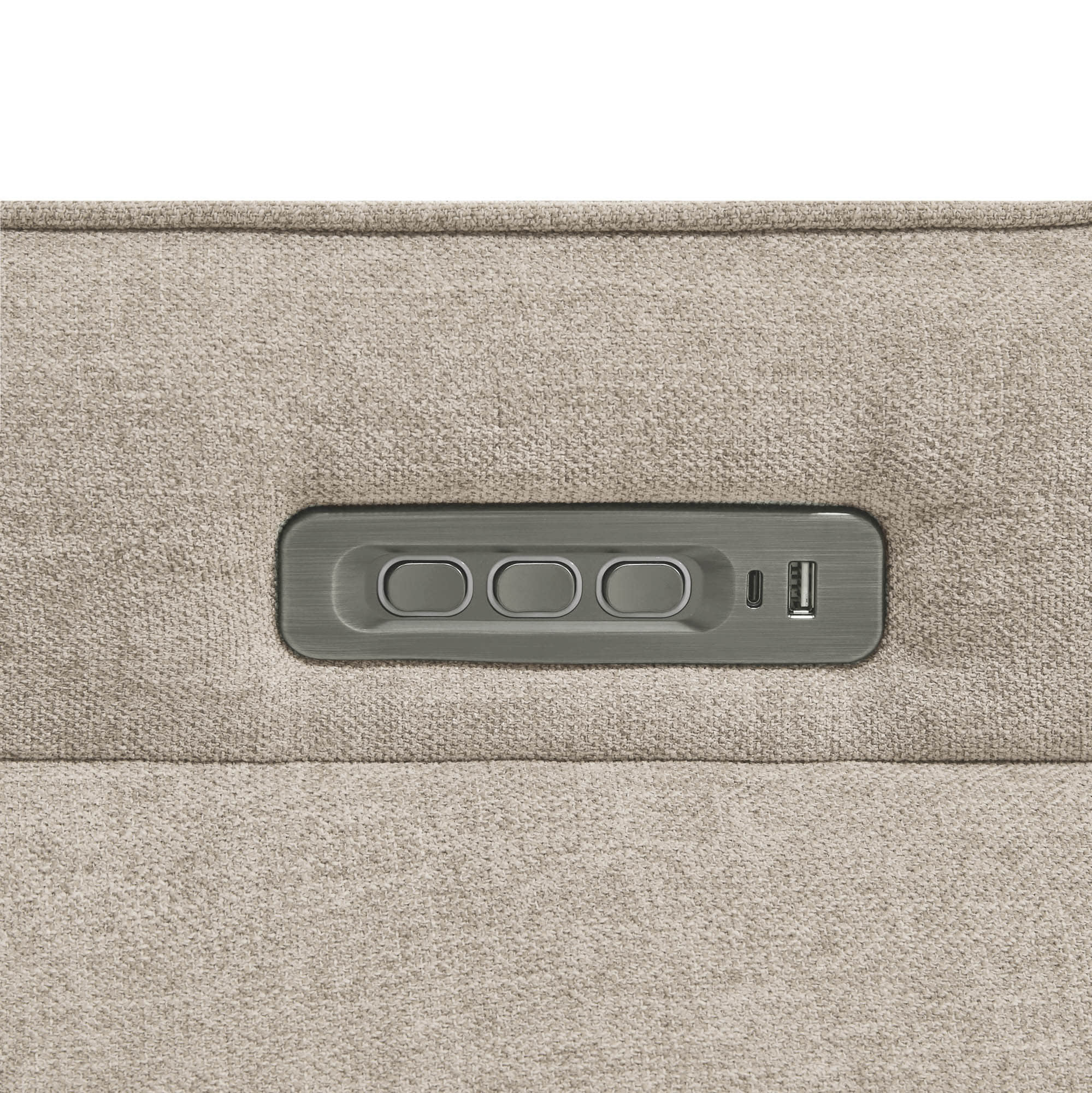 Vinca Power Swivel Nursery Glider Recliner with Power Lumbar & Headrest