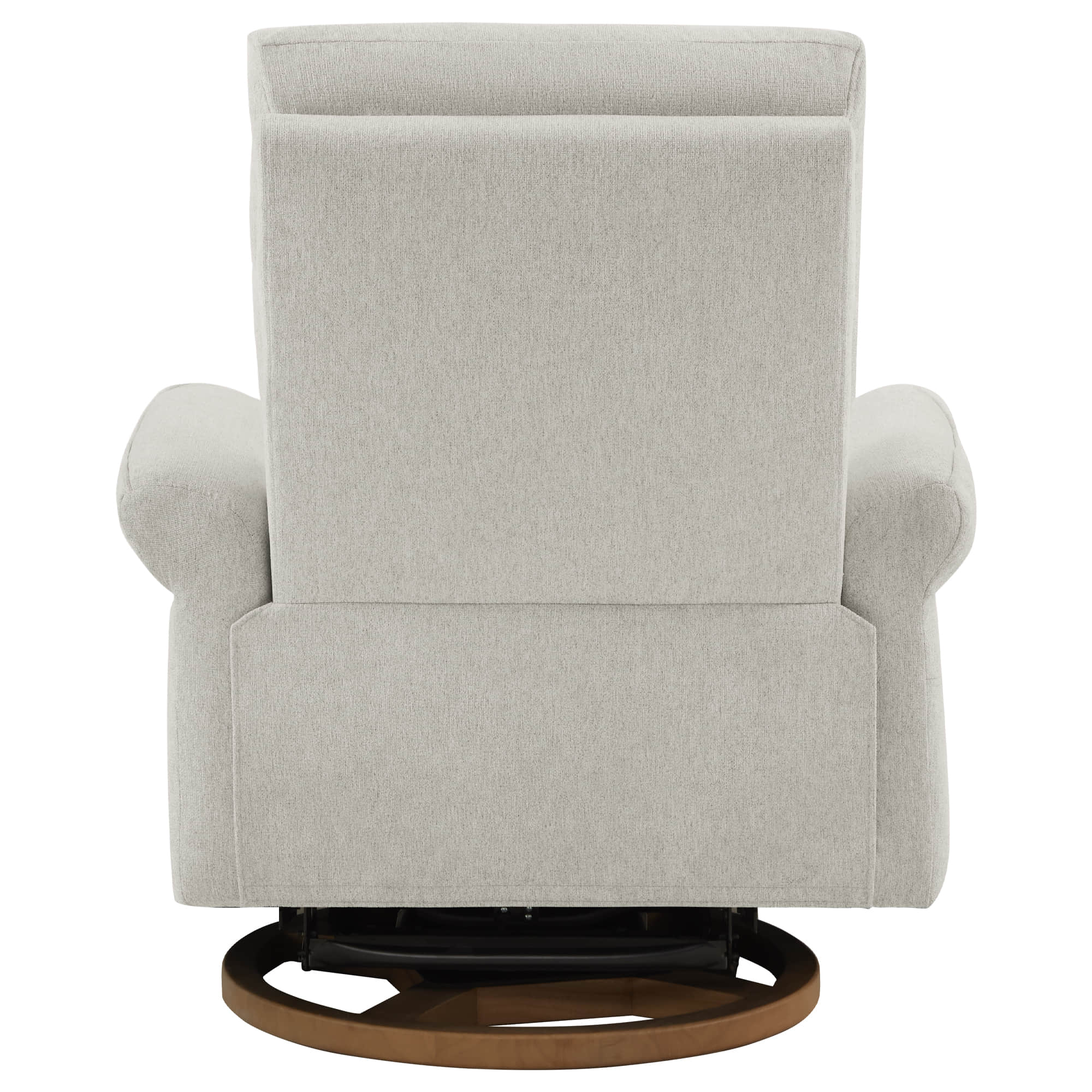 Vinca Modern Power Swivel Glider Recliner with Power Lumbar & Headrest