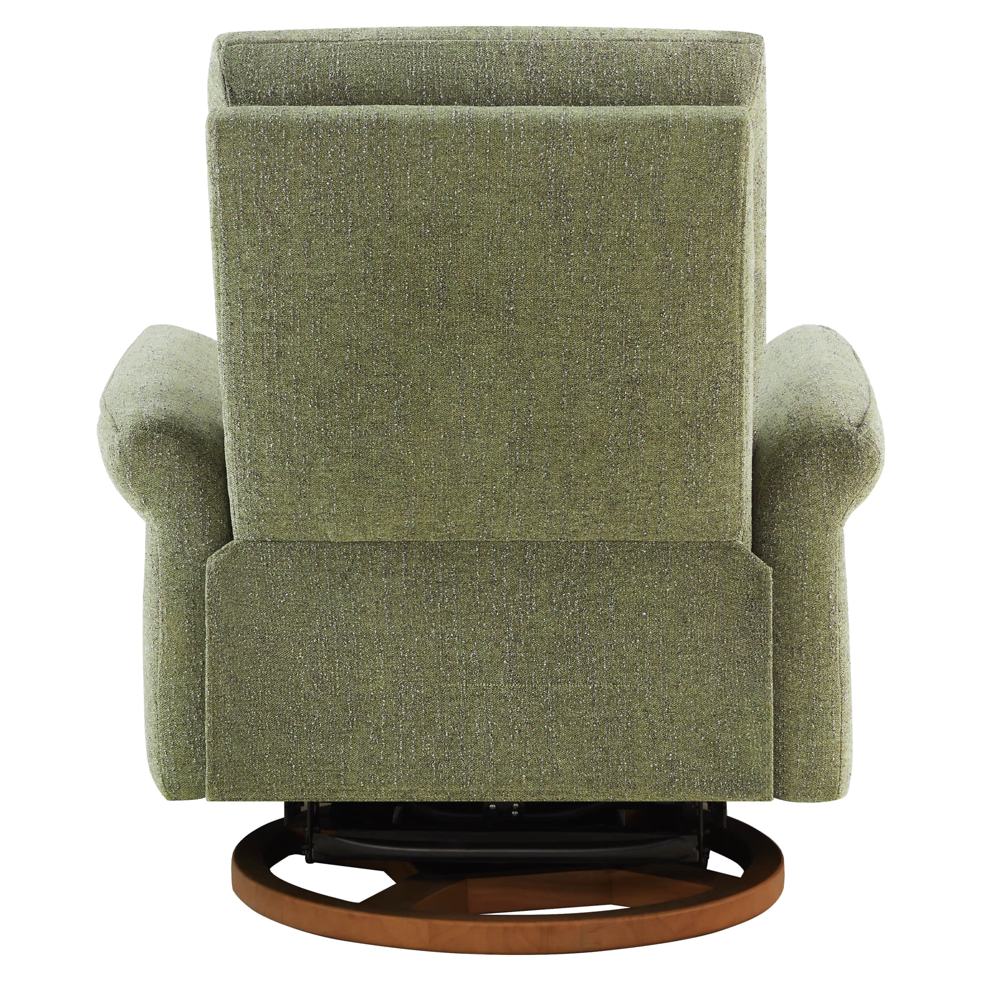 Vinca Modern Power Swivel Glider Recliner with Power Lumbar & Headrest