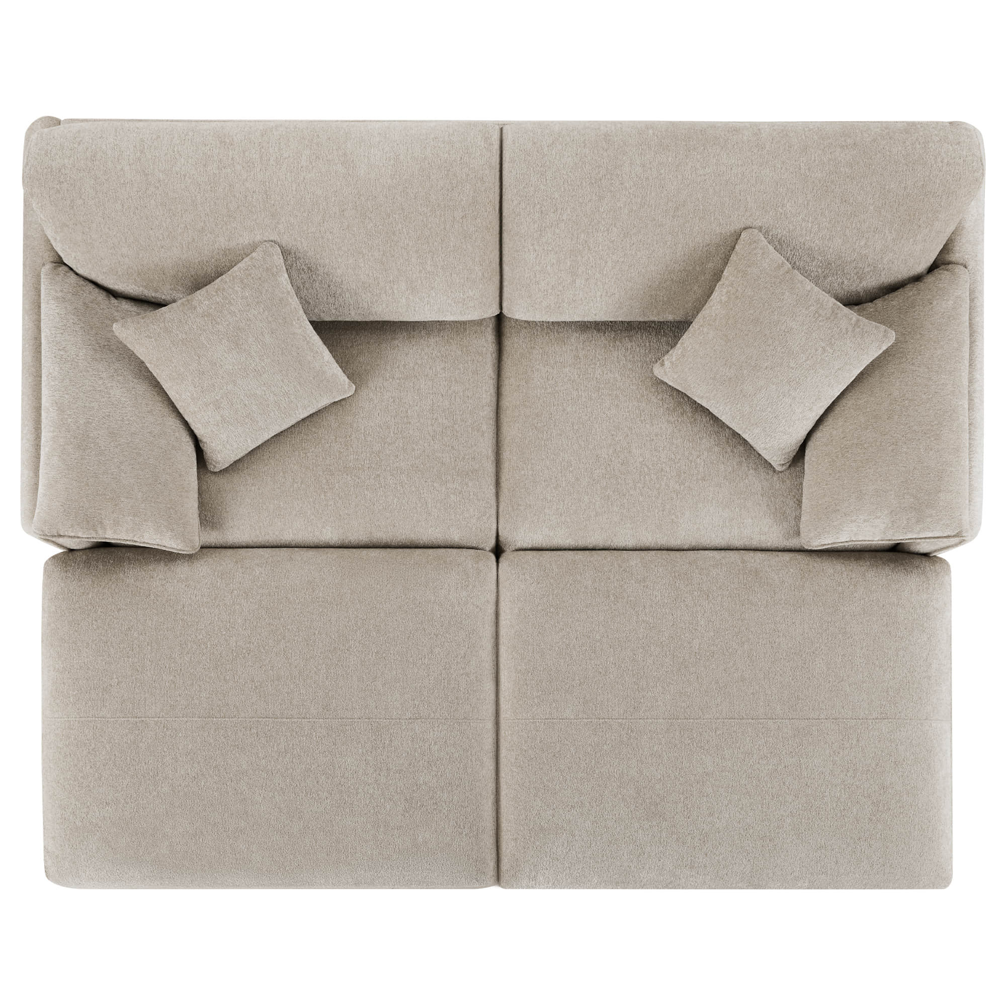 Winsley 3-Seat Sofa with Ottoman, Configurable Pit Sectional