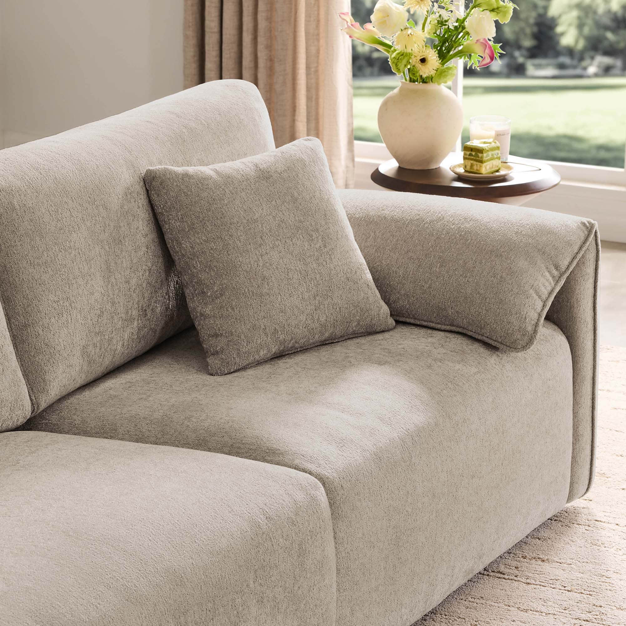 Winsley 3-Seat Sofa with Ottoman, Configurable Pit Sectional