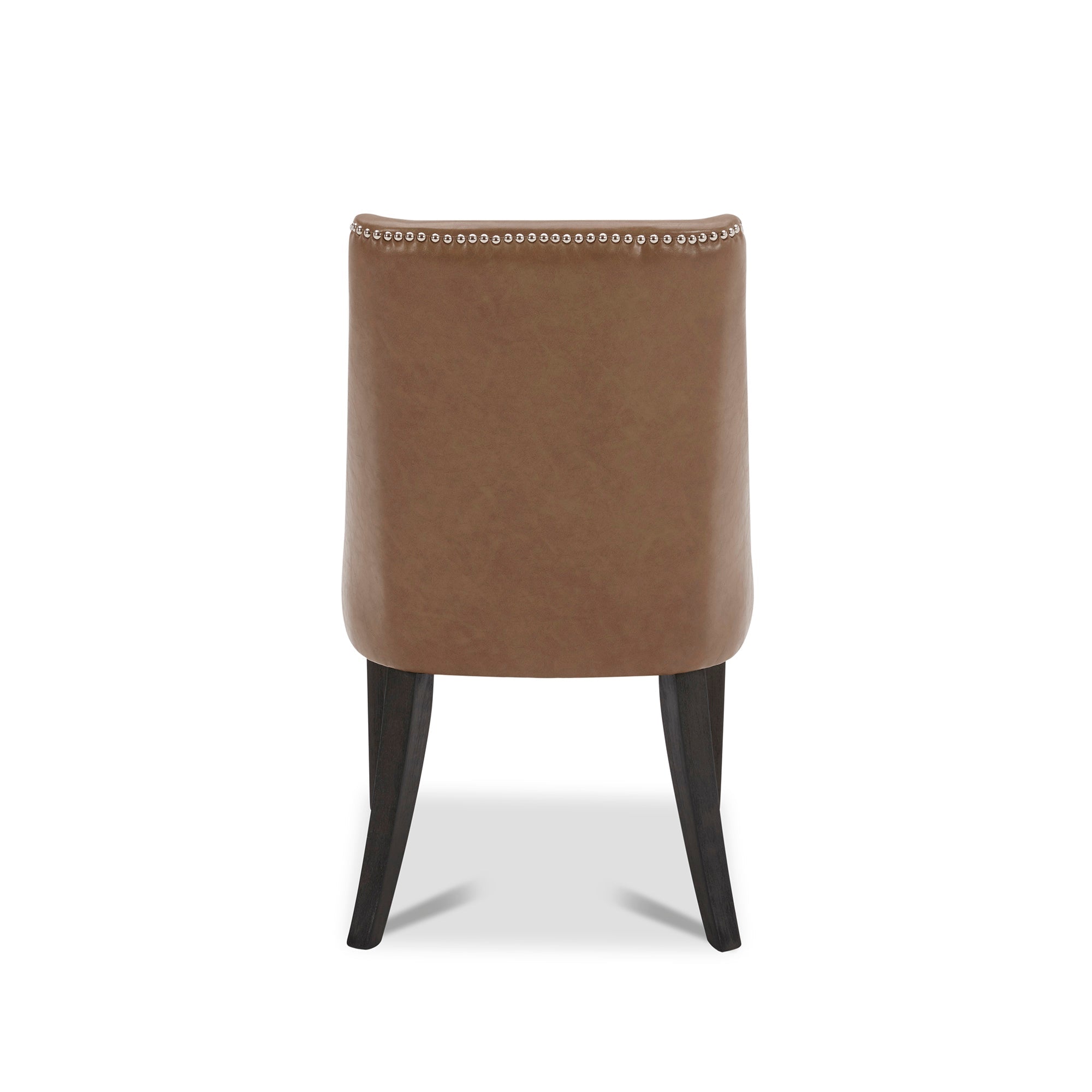 Asher Upholstered Dining Chair with Nailhead Trim (Set of 2)