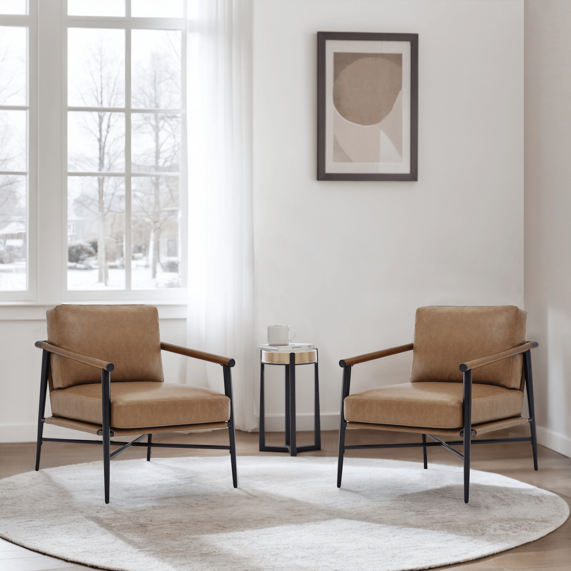 Fauteuil d'appoint moderne Charlotte