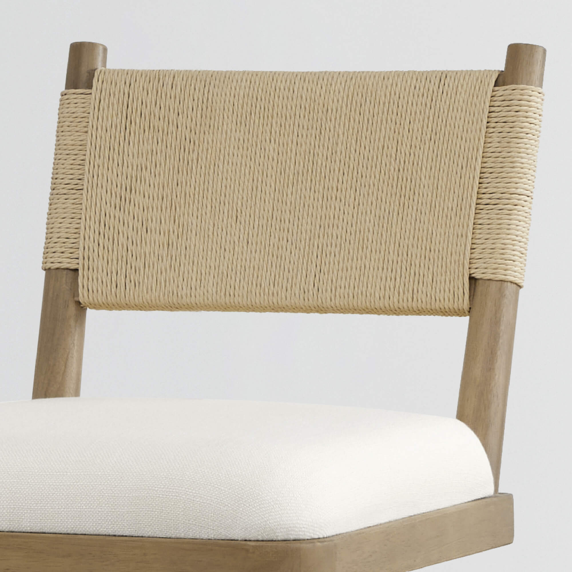 Arcadia Woven Swivel Counter Stool