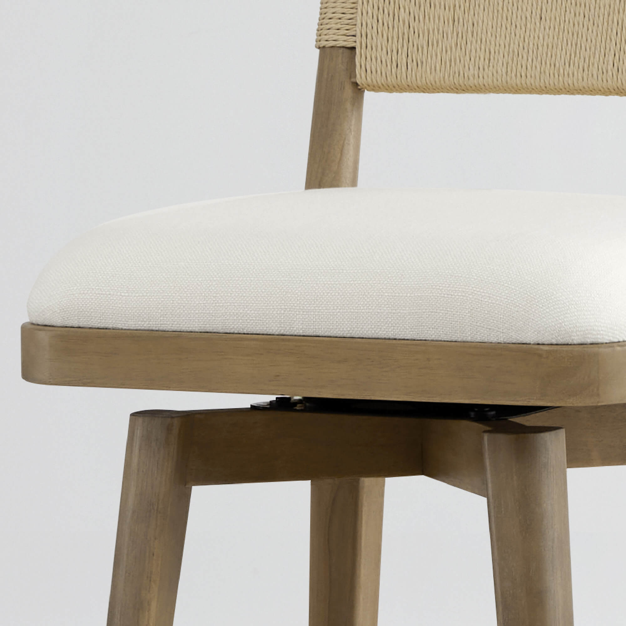 Arcadia Woven Swivel Counter Stool