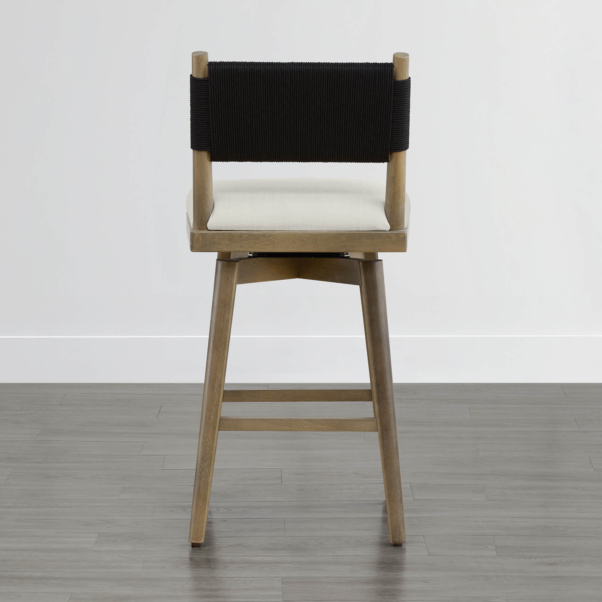 Arcadia Woven Swivel Counter Stool