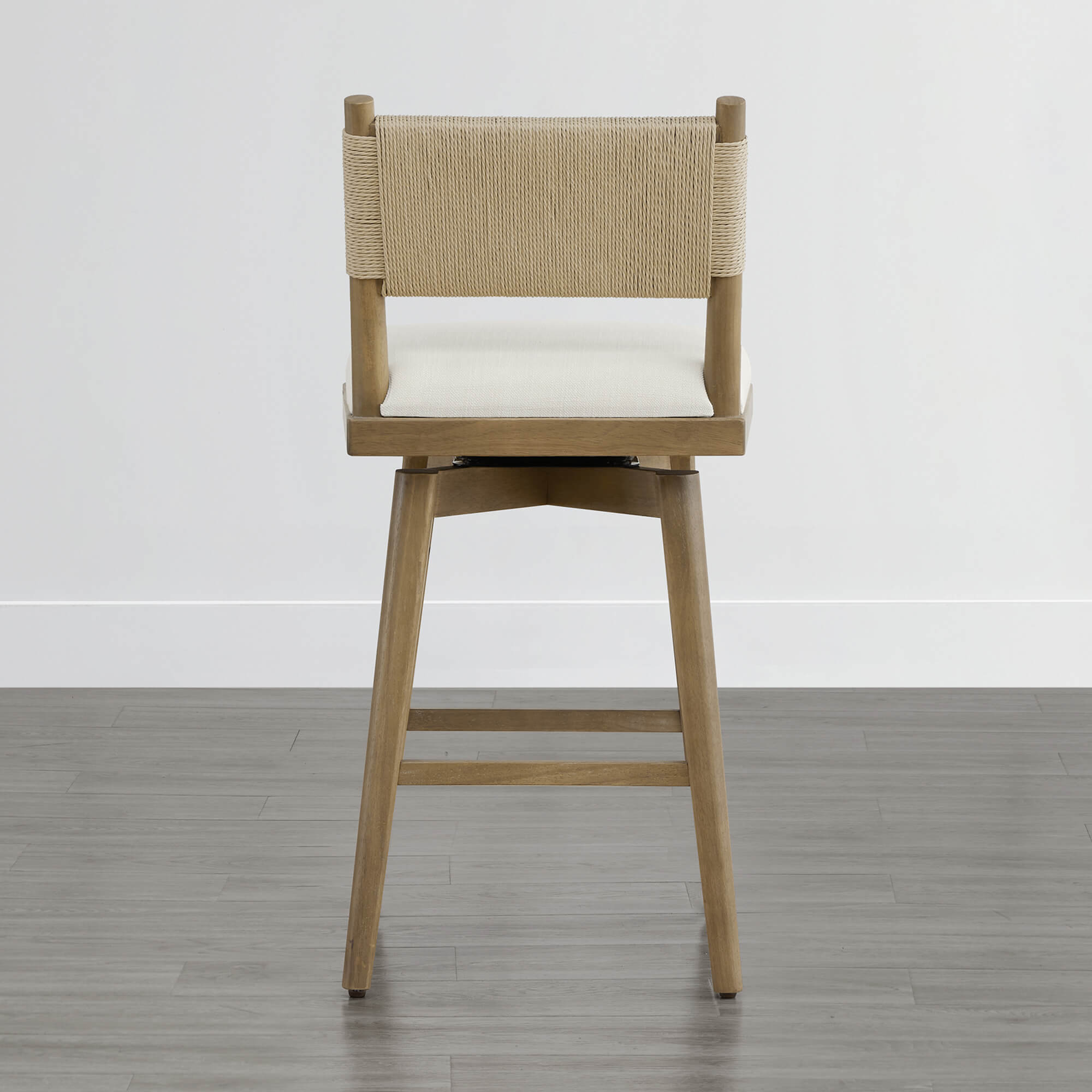 Arcadia Woven Swivel Counter Stool