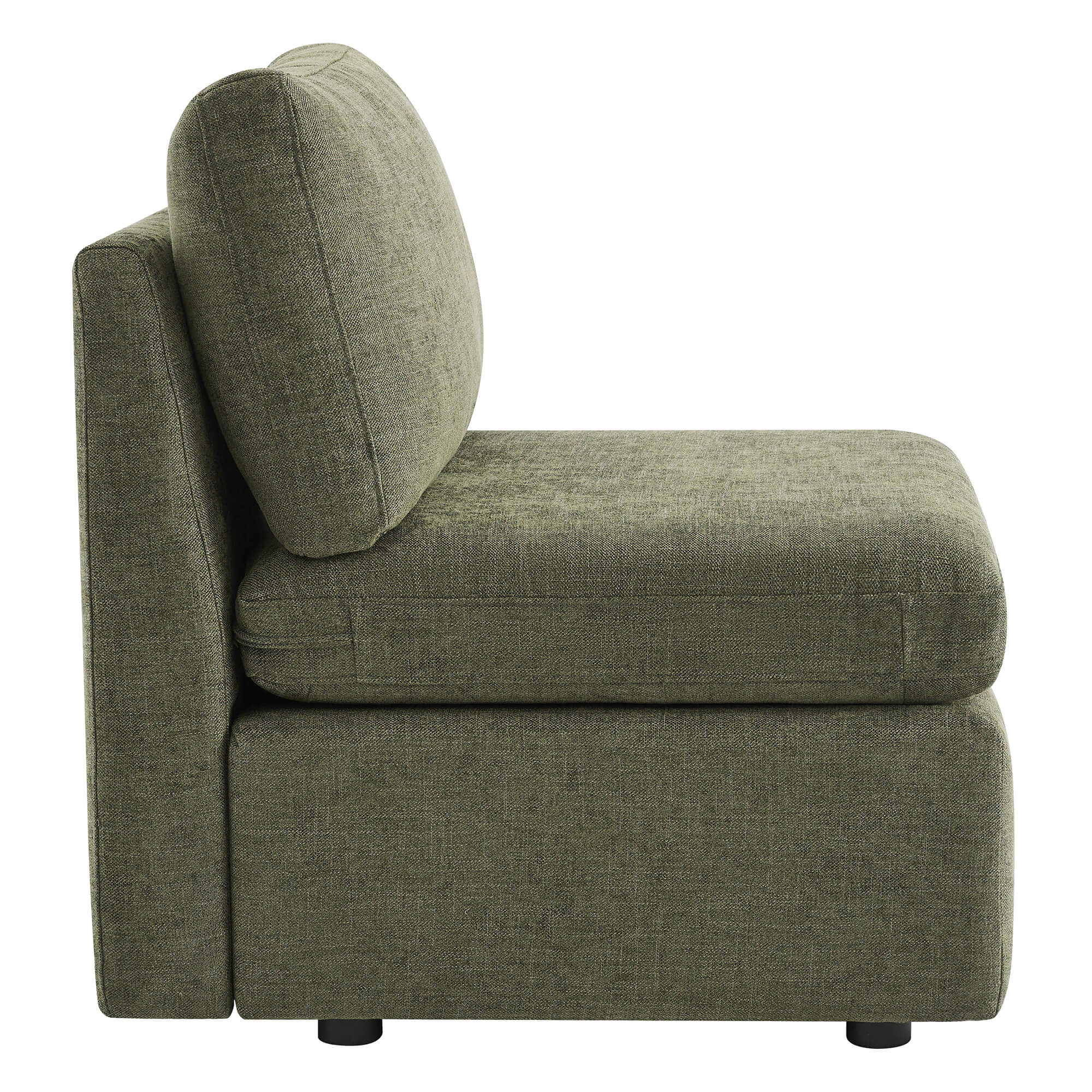 Delaney Modular Armless Chair / 2-Seat Armless Sofa