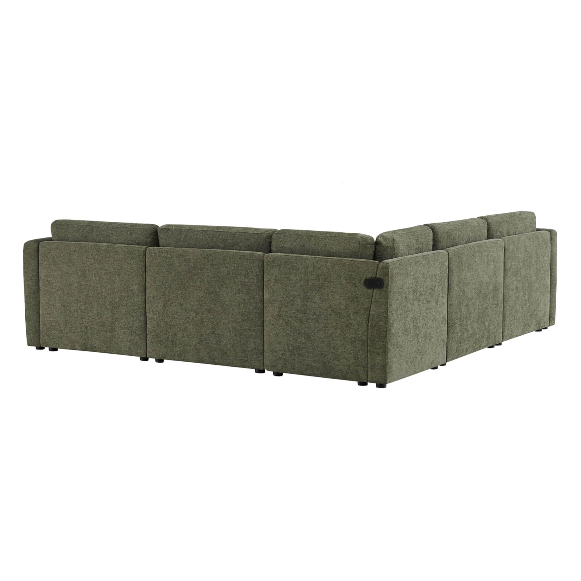 Delaney 5-Seat V Shaped Modular Sofa Chaise