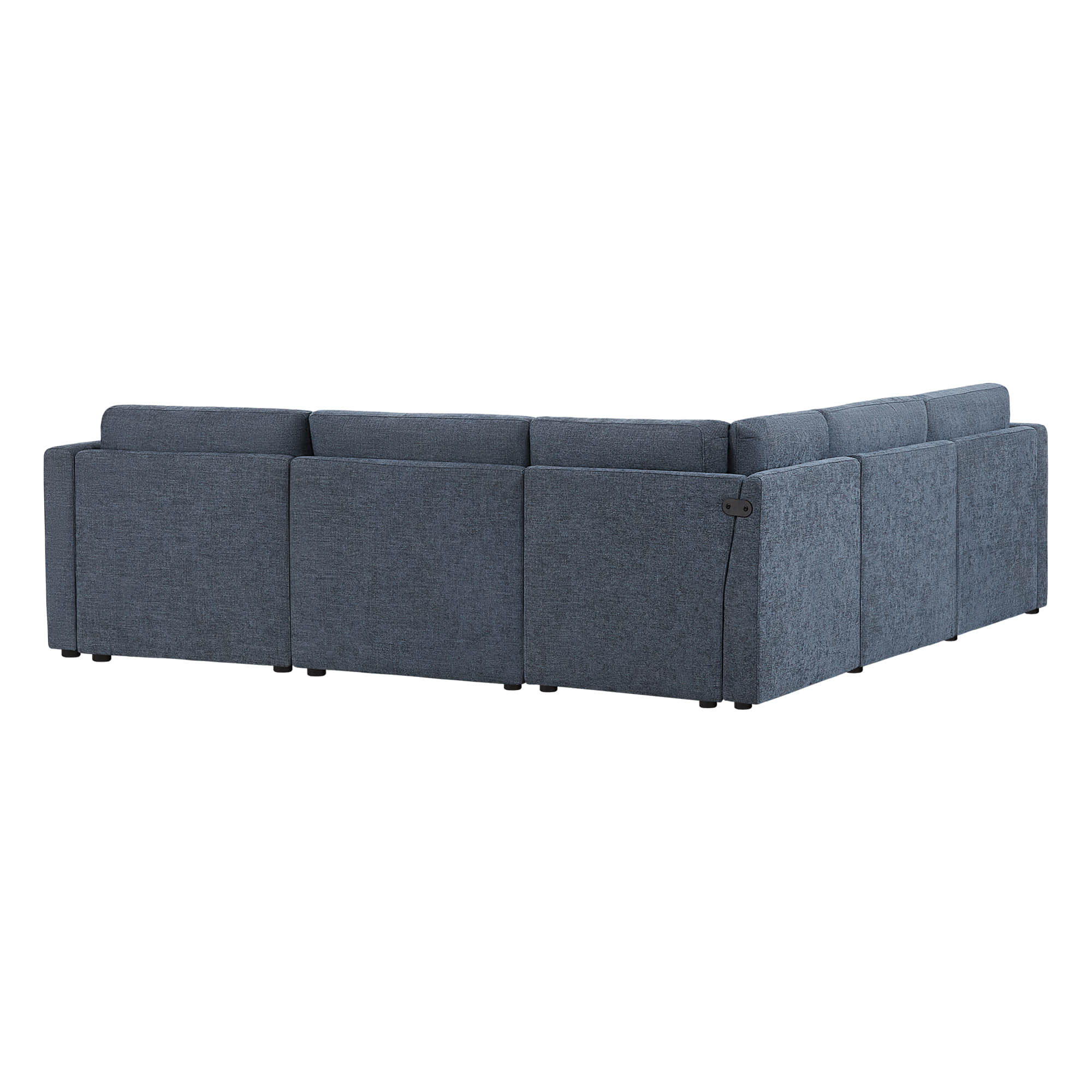 Delaney 5-Seat V Shaped Modular Sofa Chaise
