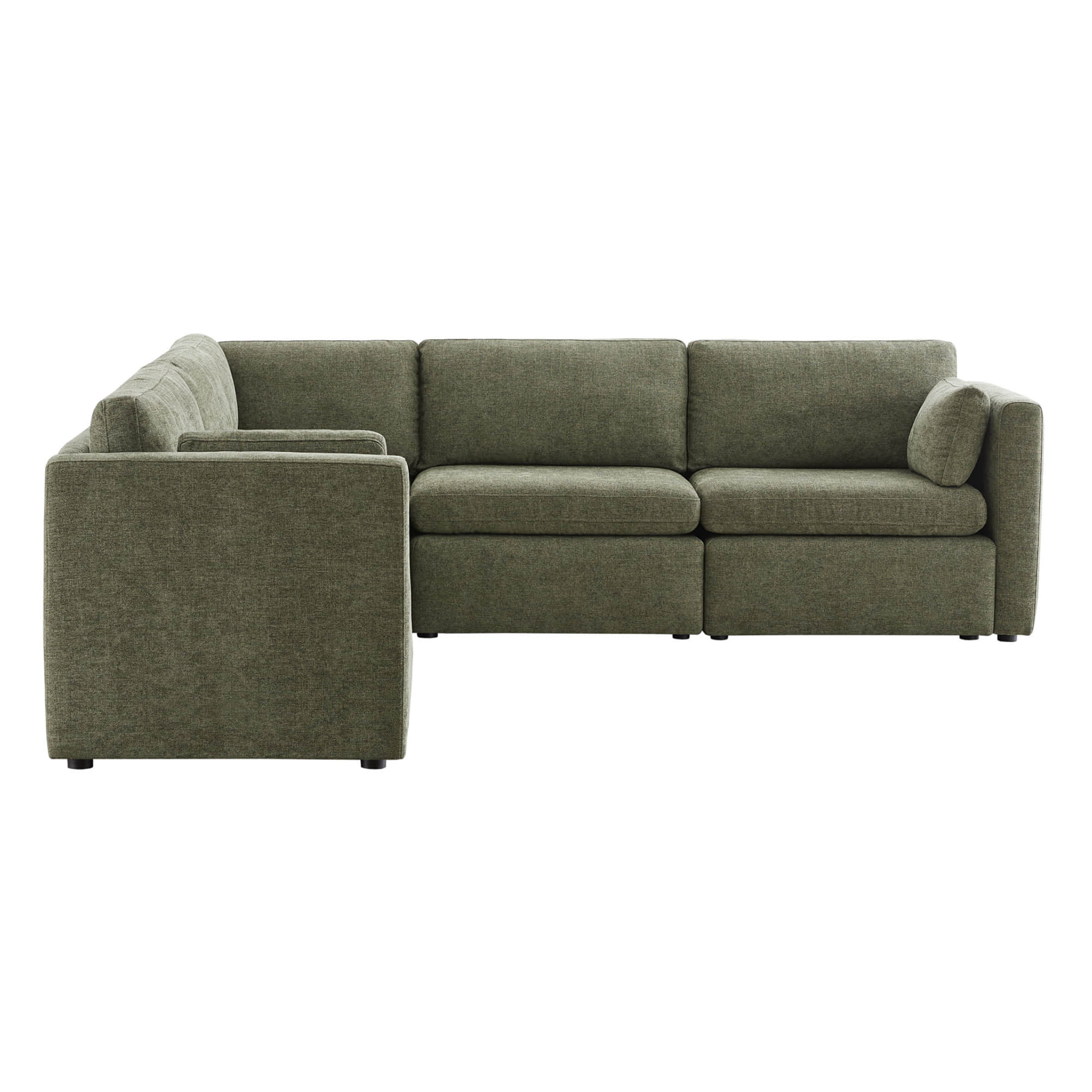 Delaney 5-Seat V Shaped Modular Sofa Chaise