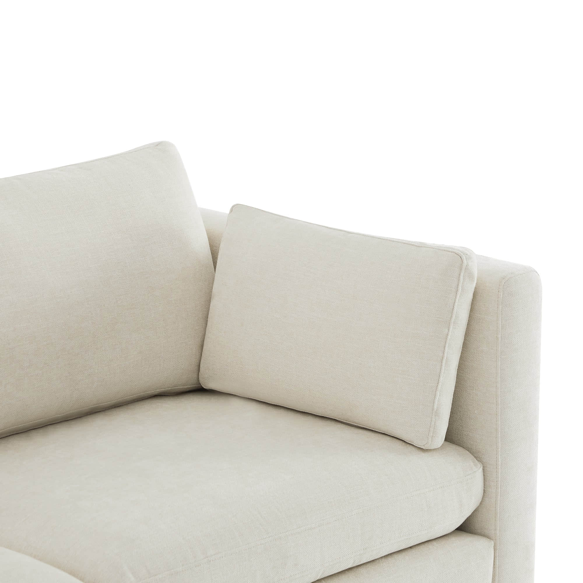 Delaney 5-Seat V Shaped Modular Sofa Chaise