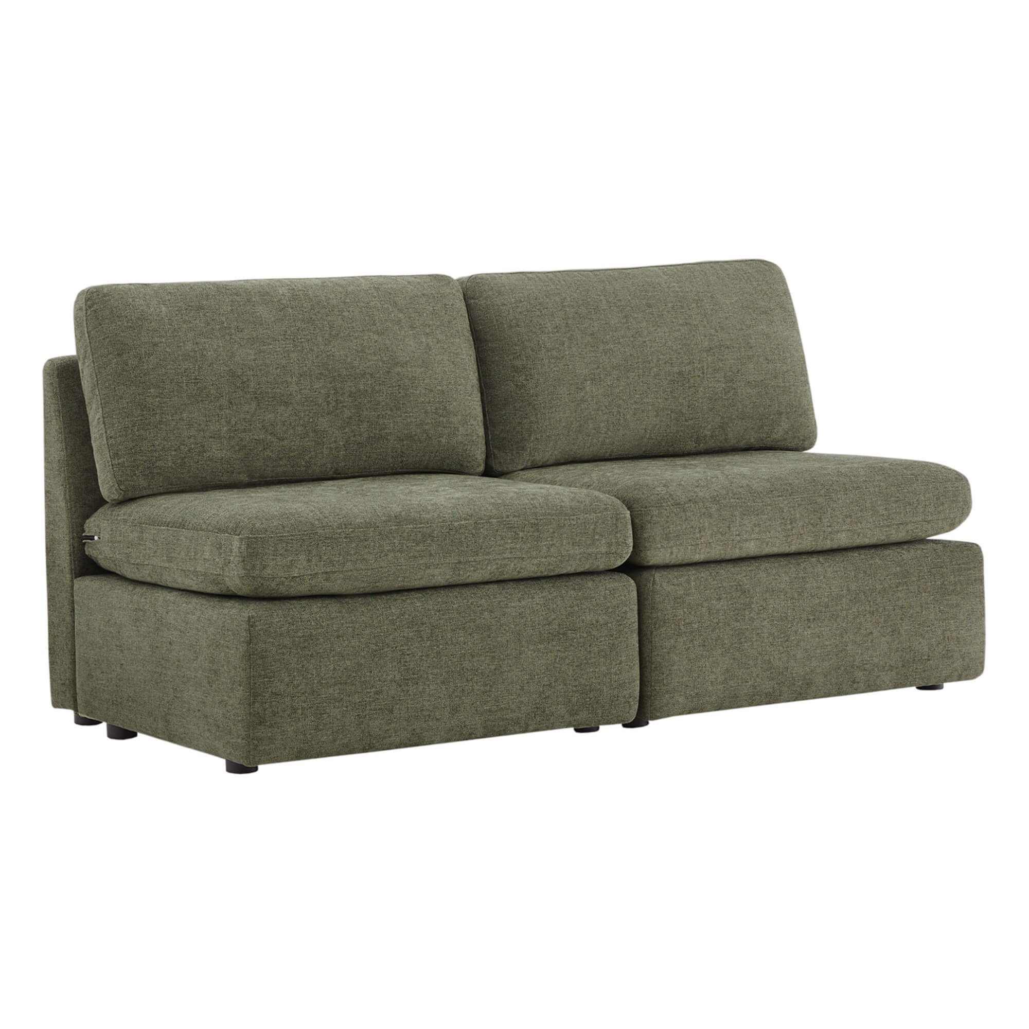 Delaney Modular Armless Chair / 2-Seat Armless Sofa