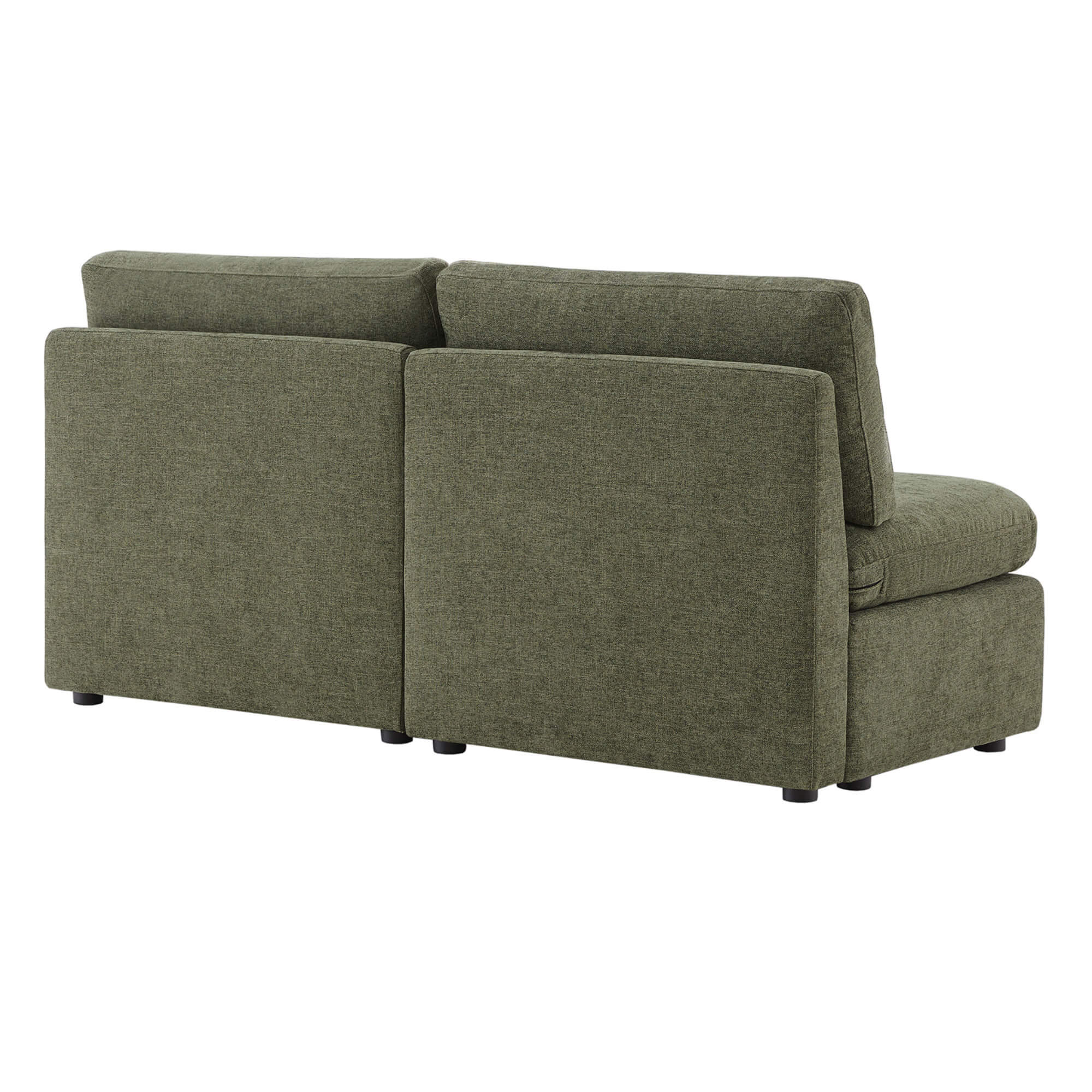 Delaney Modular Armless Chair / 2-Seat Armless Sofa