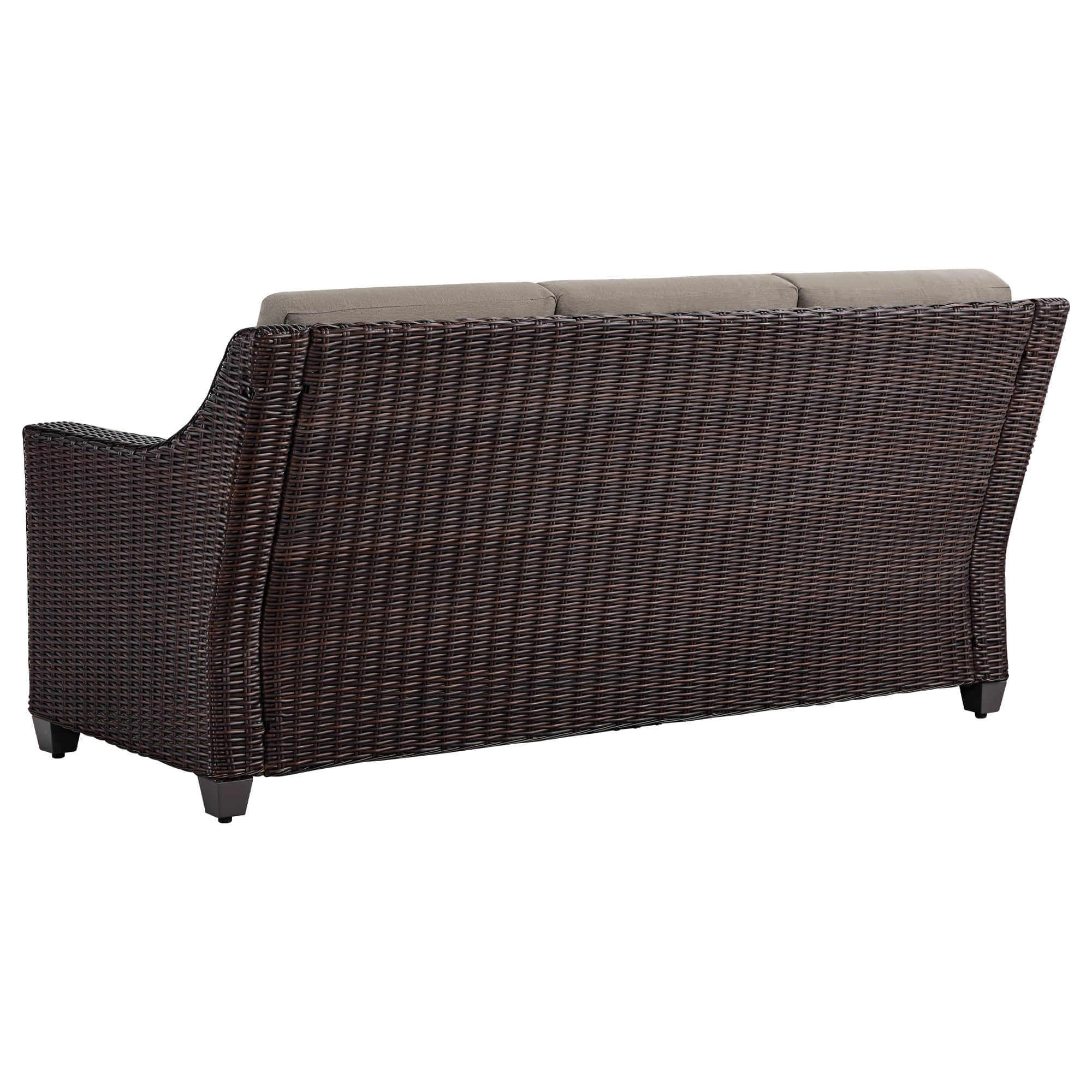 Elara Outdoor Rattan Sofa Set with Rocking Chairs and Coffee Table - 5 Seats