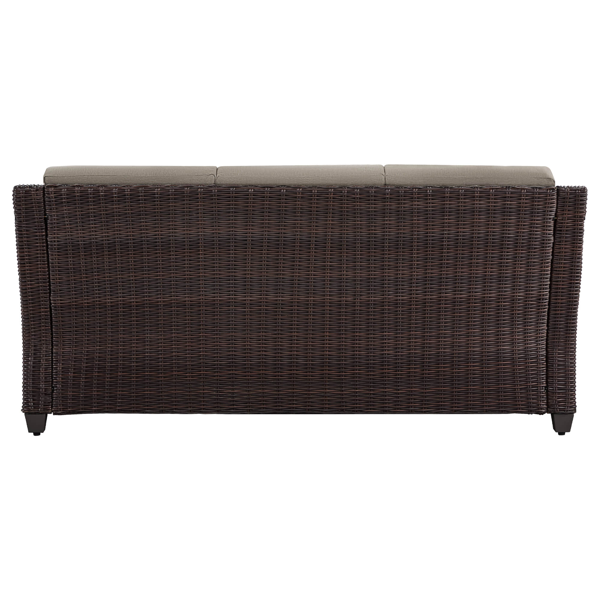 Elara Outdoor Rattan Sofa With Rocking Swivel Armchairs - 5 Seats