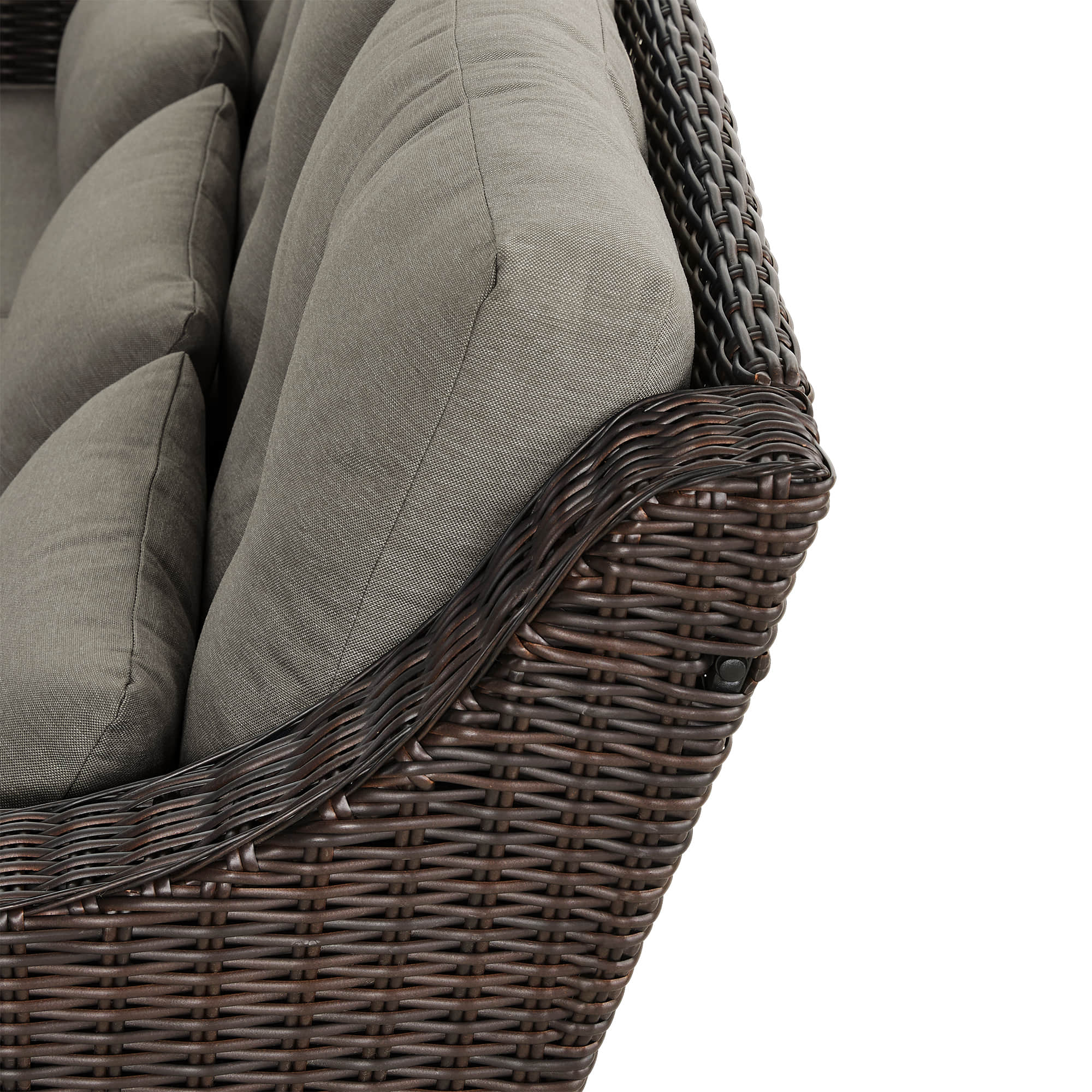 Elara Outdoor Rattan Sofa Set with Rocking Chairs and Coffee Table - 5 Seats