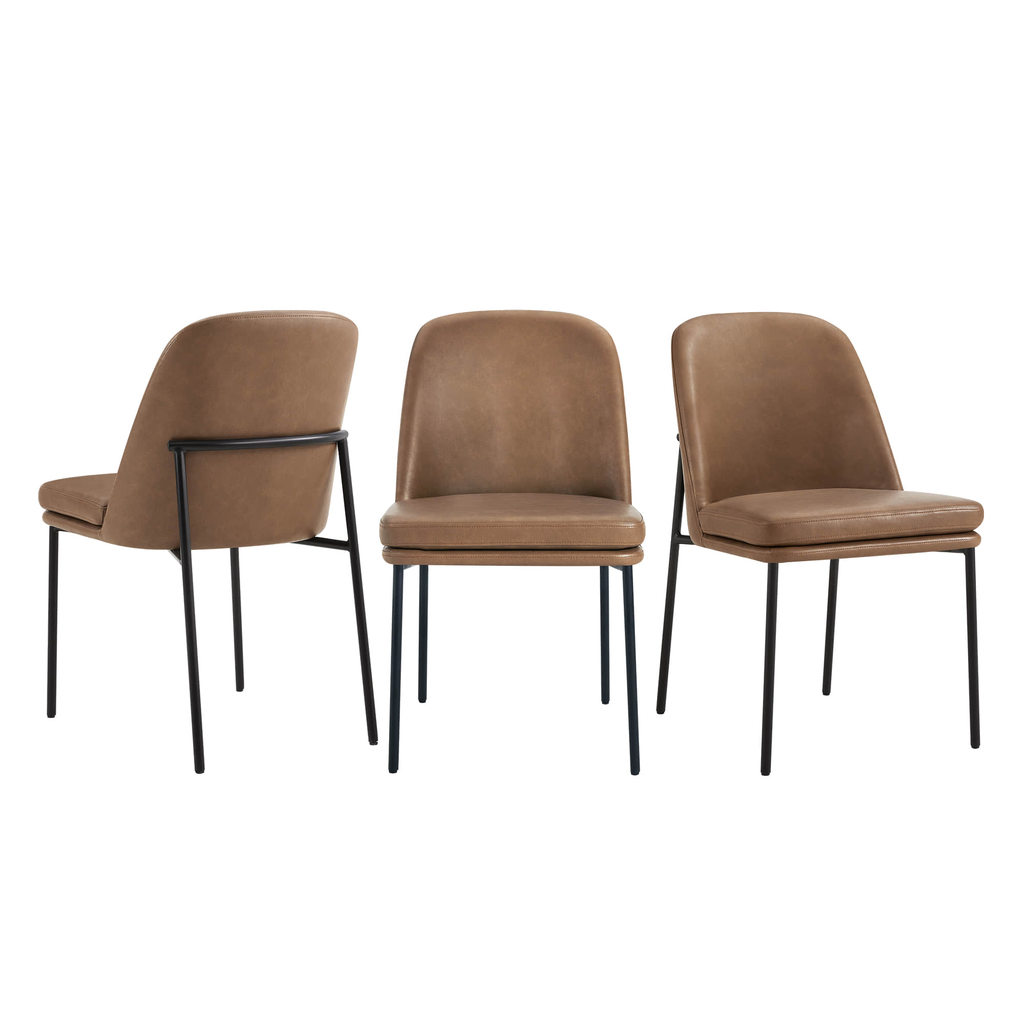 Golda Dining Chair With Metal Base