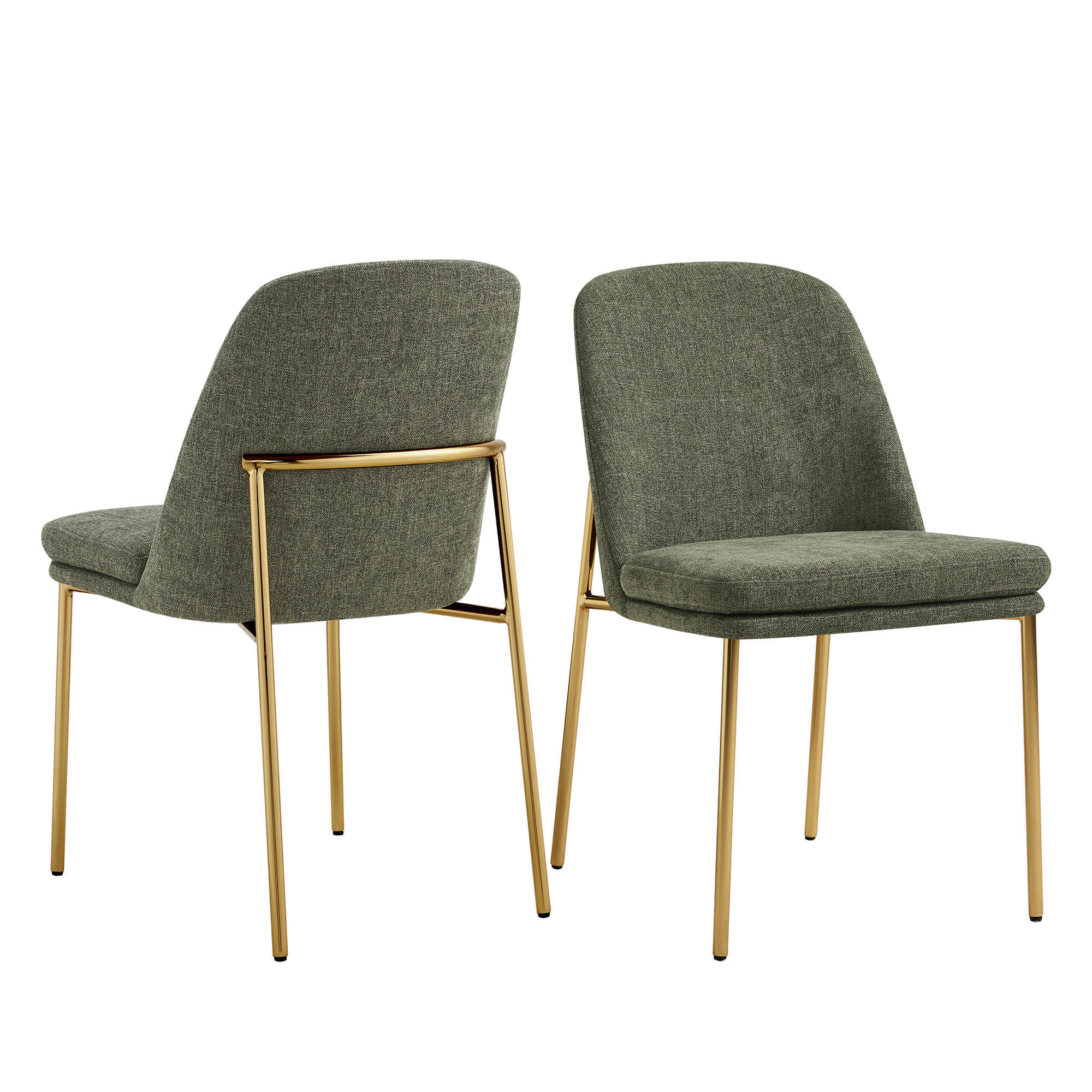 Golda Dining Chair With Metal Base
