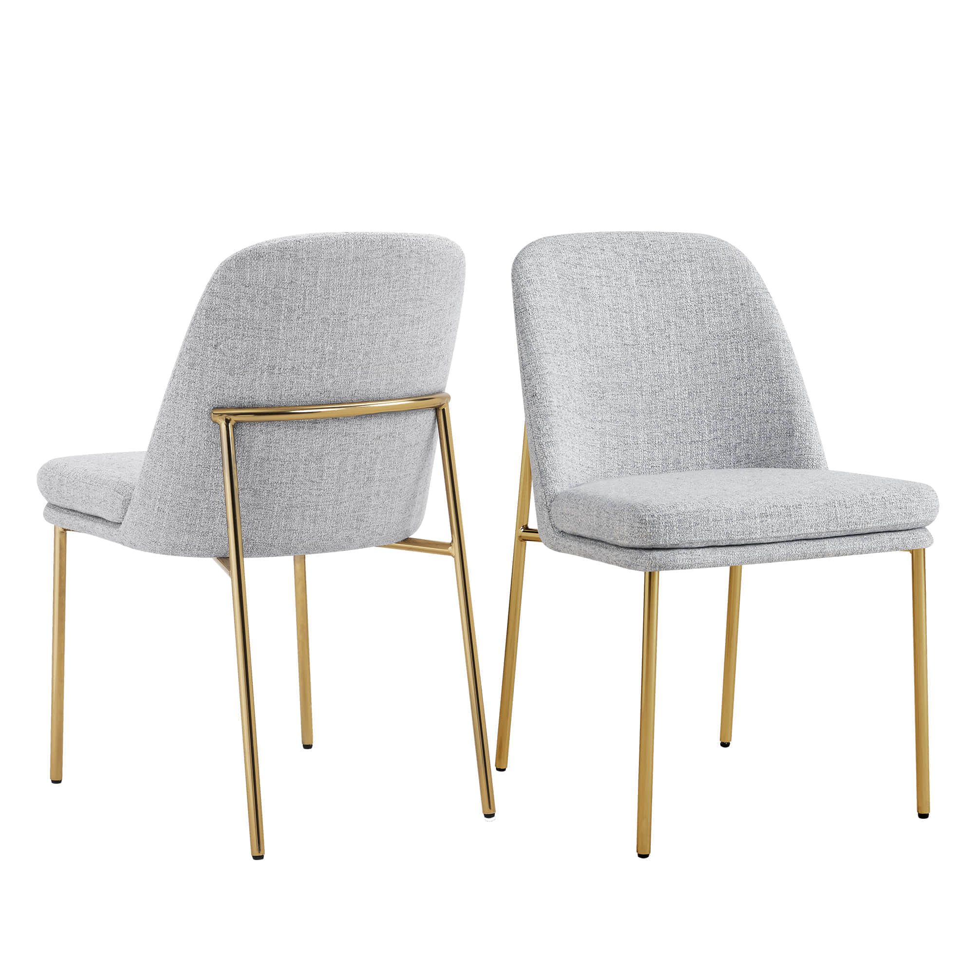 Golda Dining Chair With Metal Base