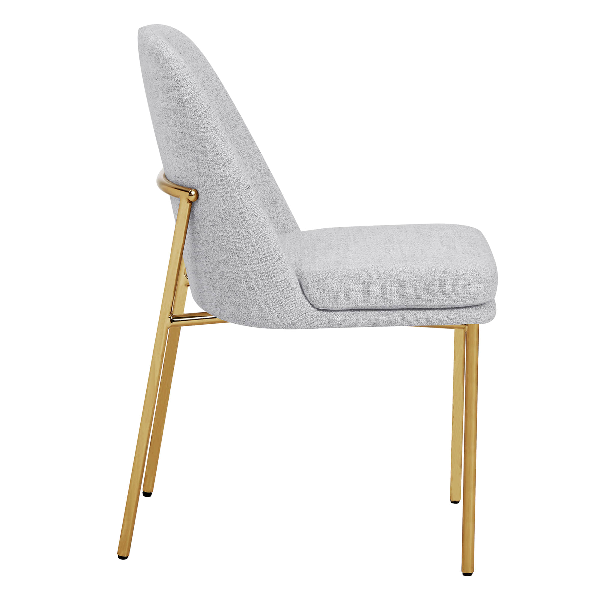 Golda Dining Chair With Metal Base