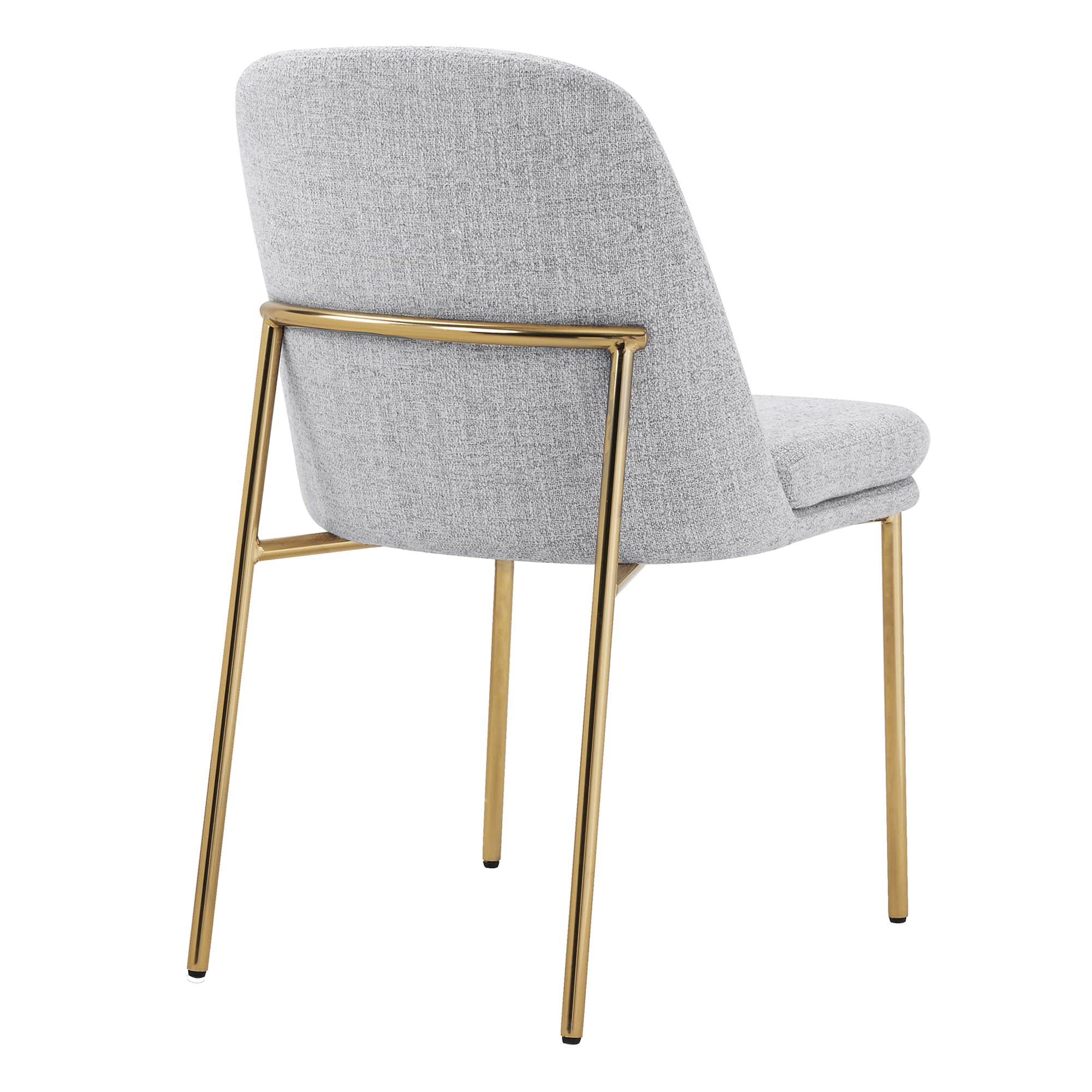 Golda Dining Chair With Metal Base