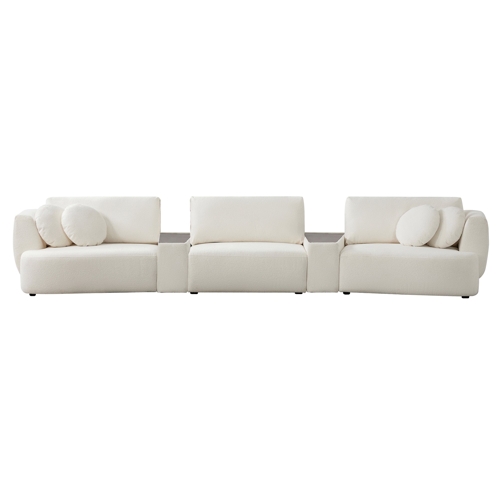 Grace 3-Seat Modular Curved Sofa – Generously Sized Design