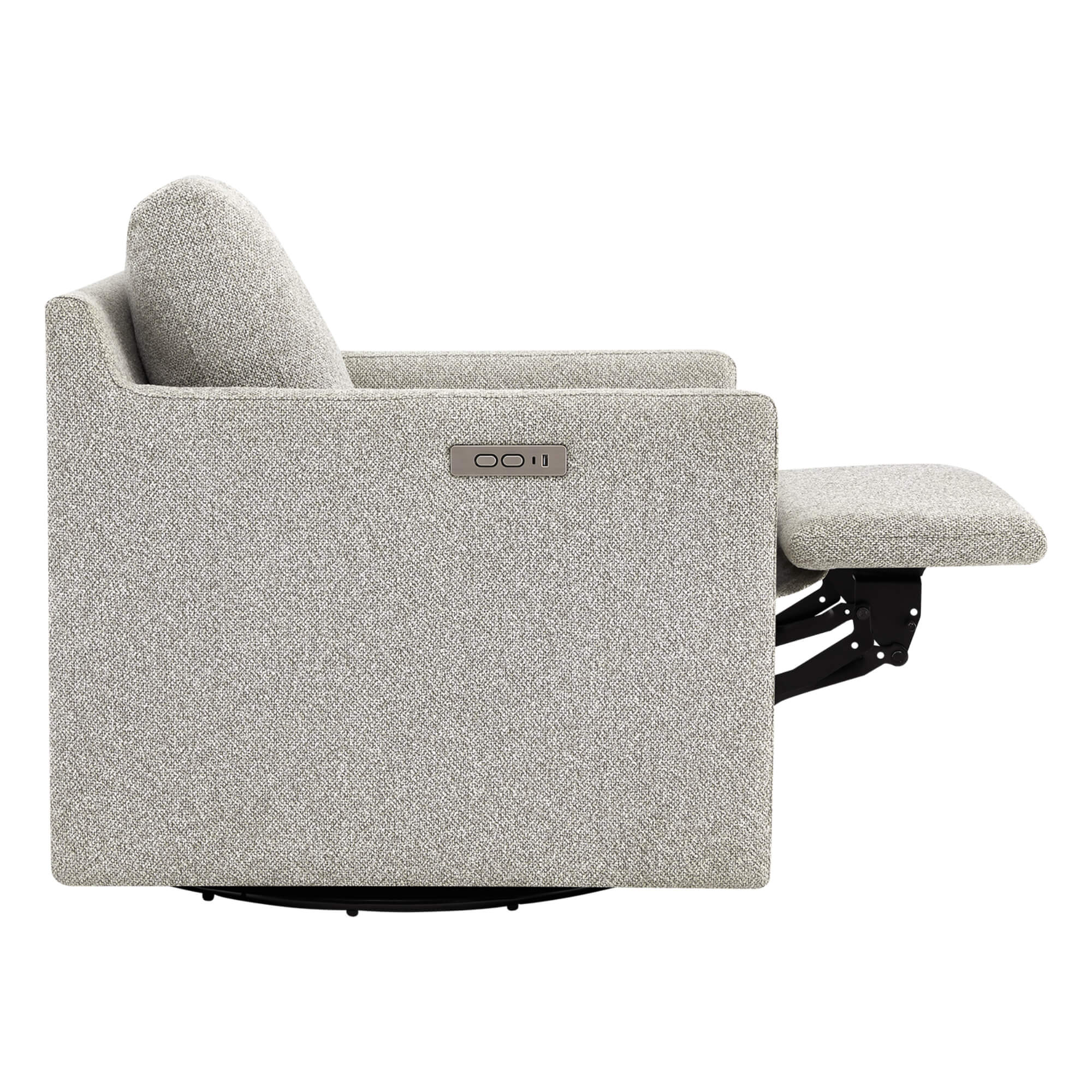 Henry Swivel Accent Chair with Electric Footrests & Charging Ports