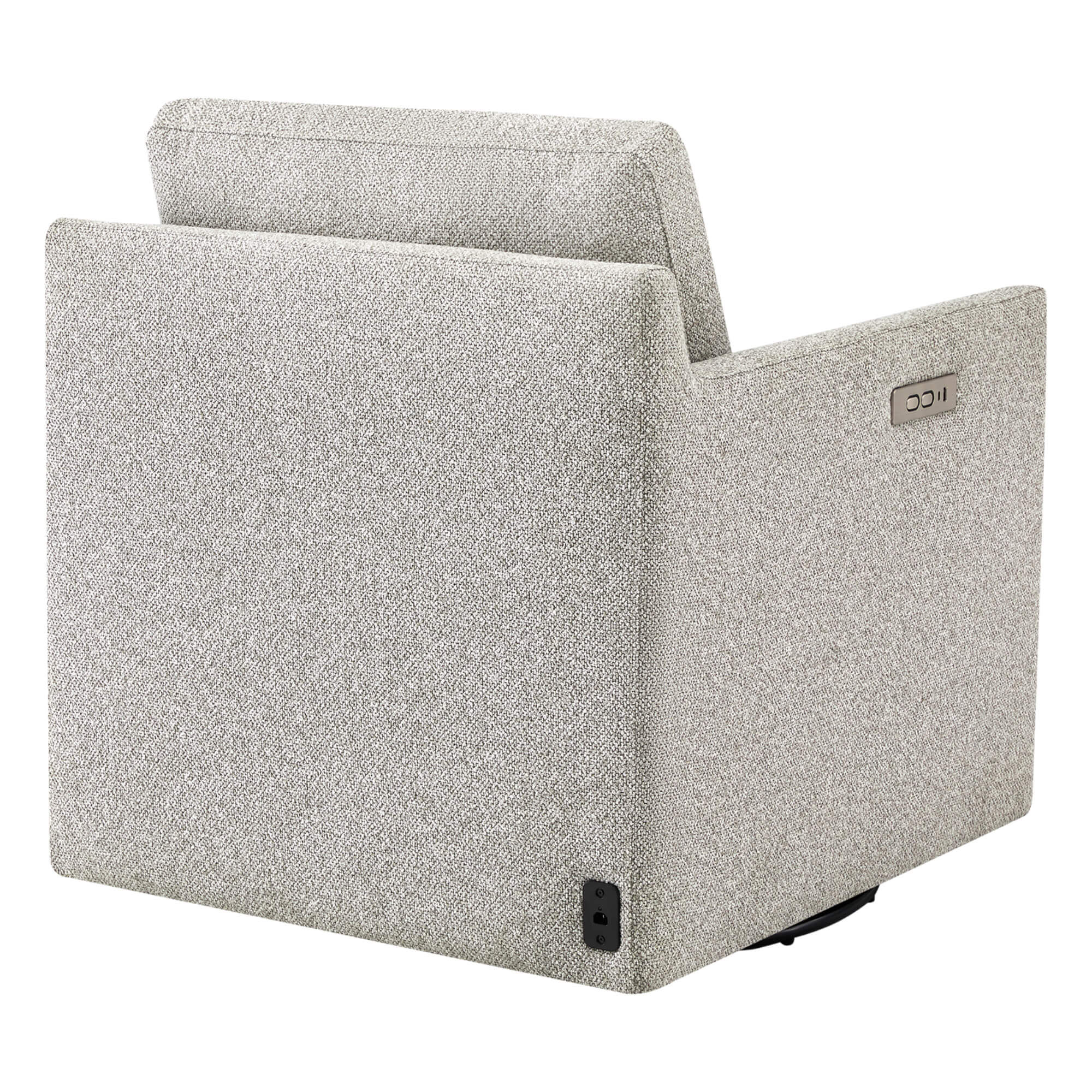 Henry Swivel Accent Chair with Electric Footrests & Charging Ports