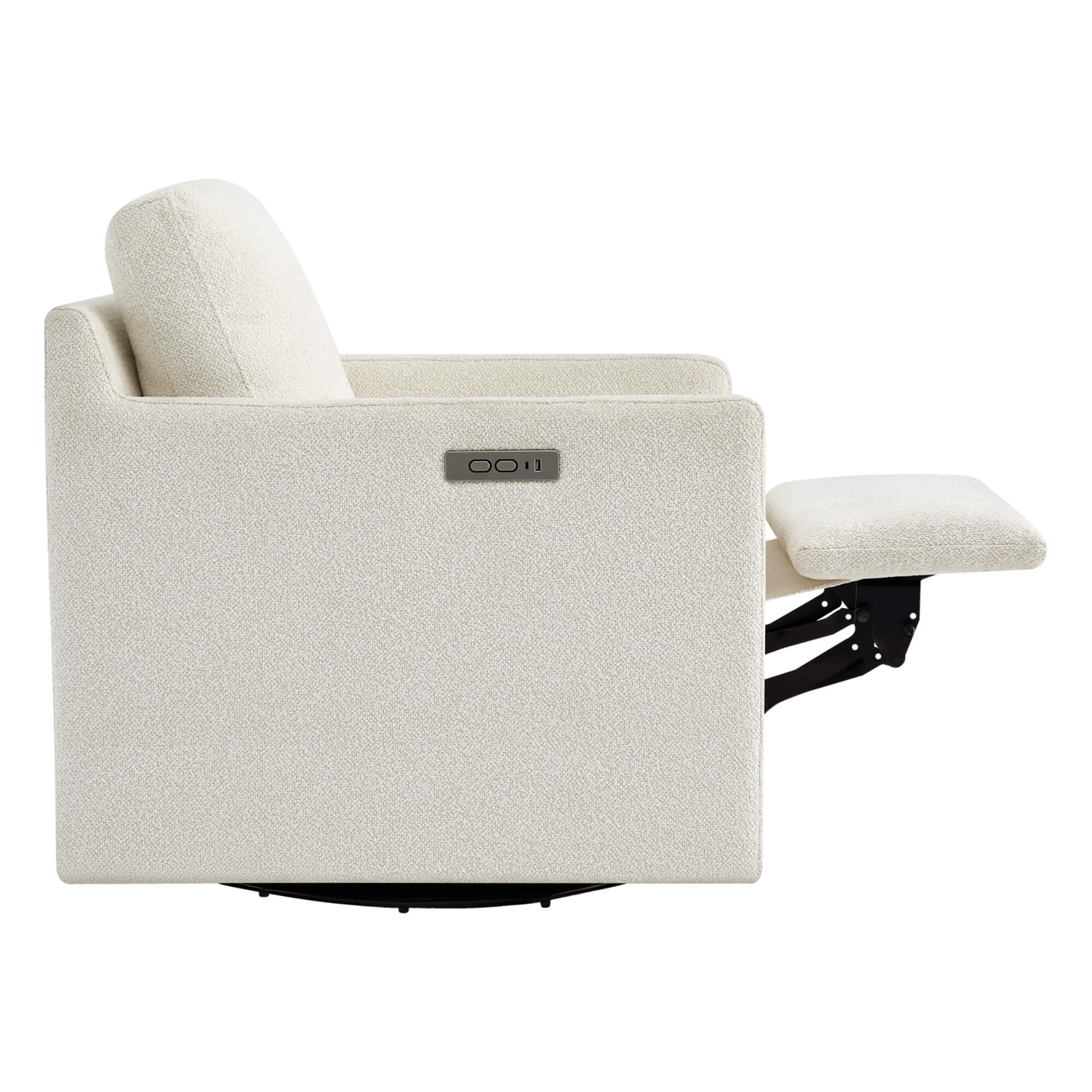 Henry Swivel Accent Chair with Electric Footrests & Charging Ports
