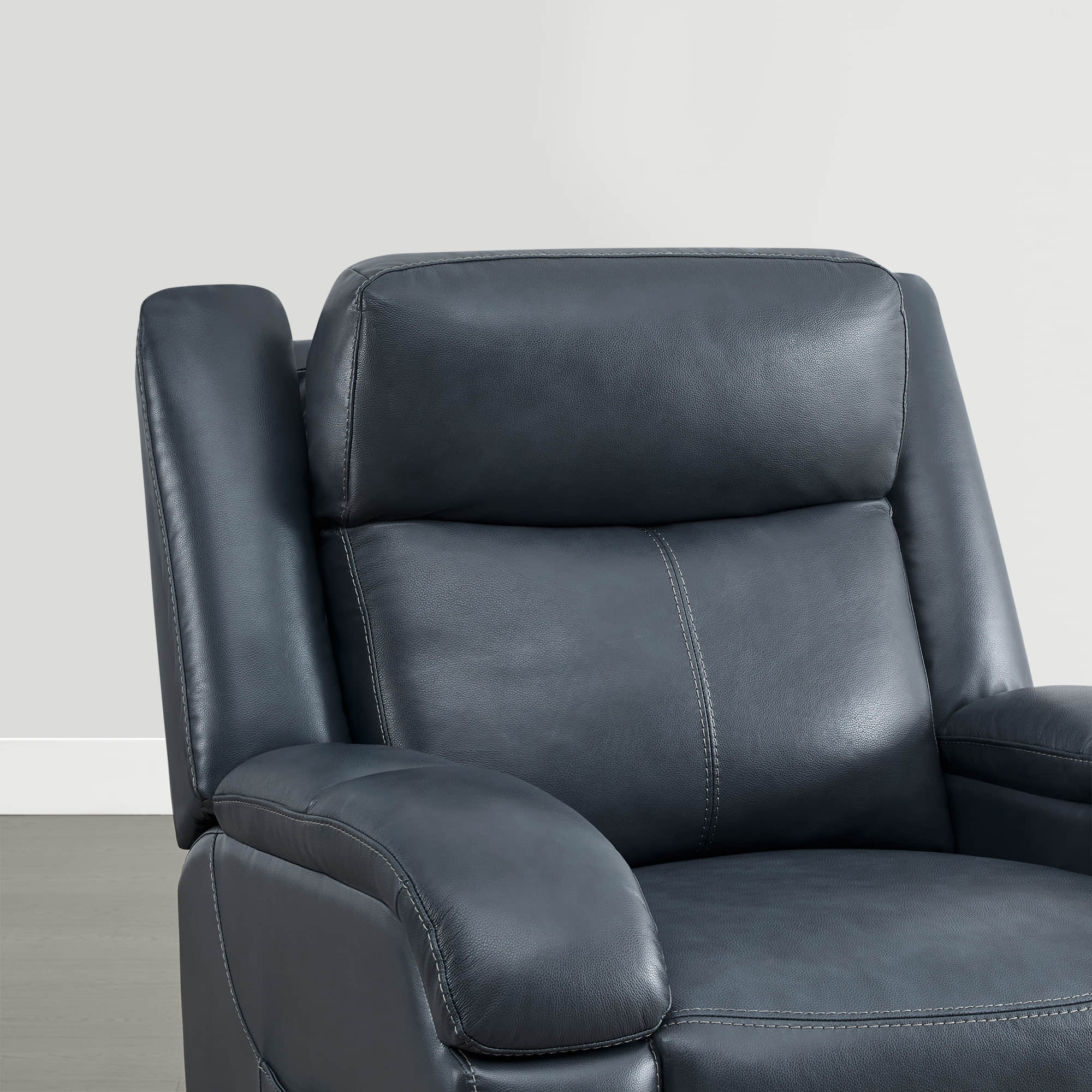 Isaac Genuine Leather Lift Assist Recliner With Power Headrest