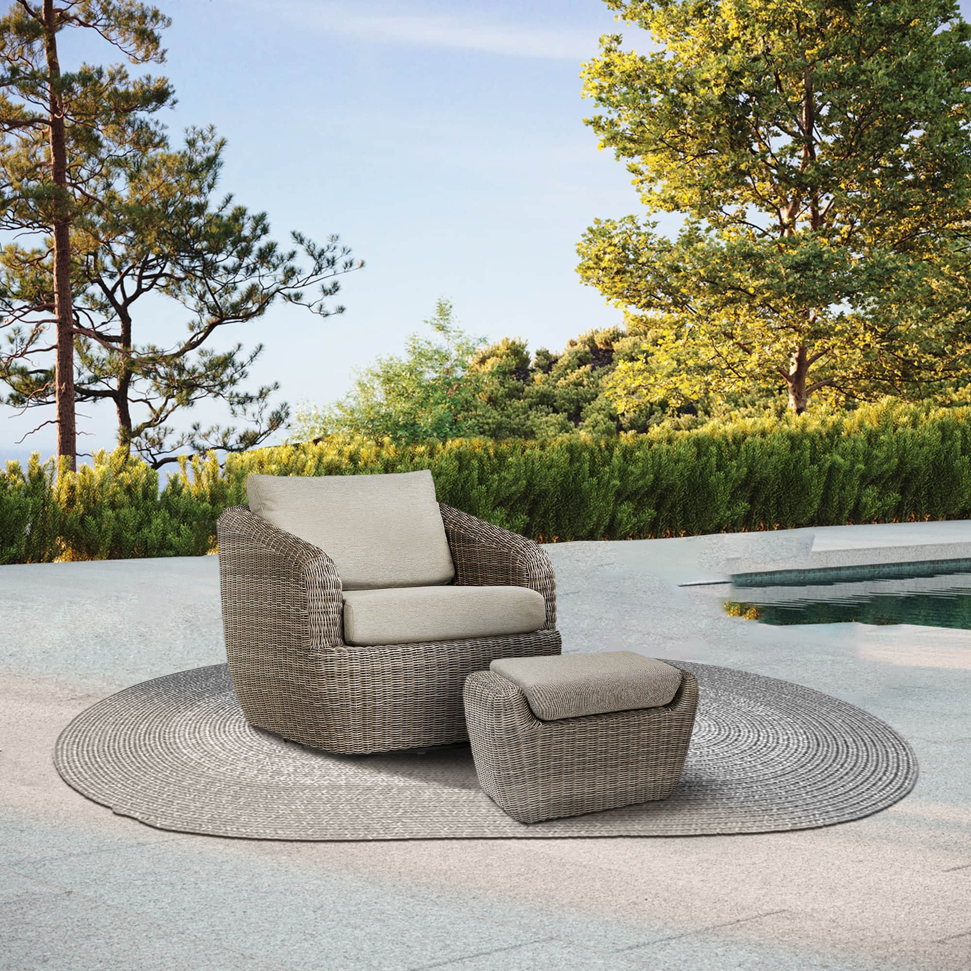 Liana Wicker Outdoor Lounge Set
