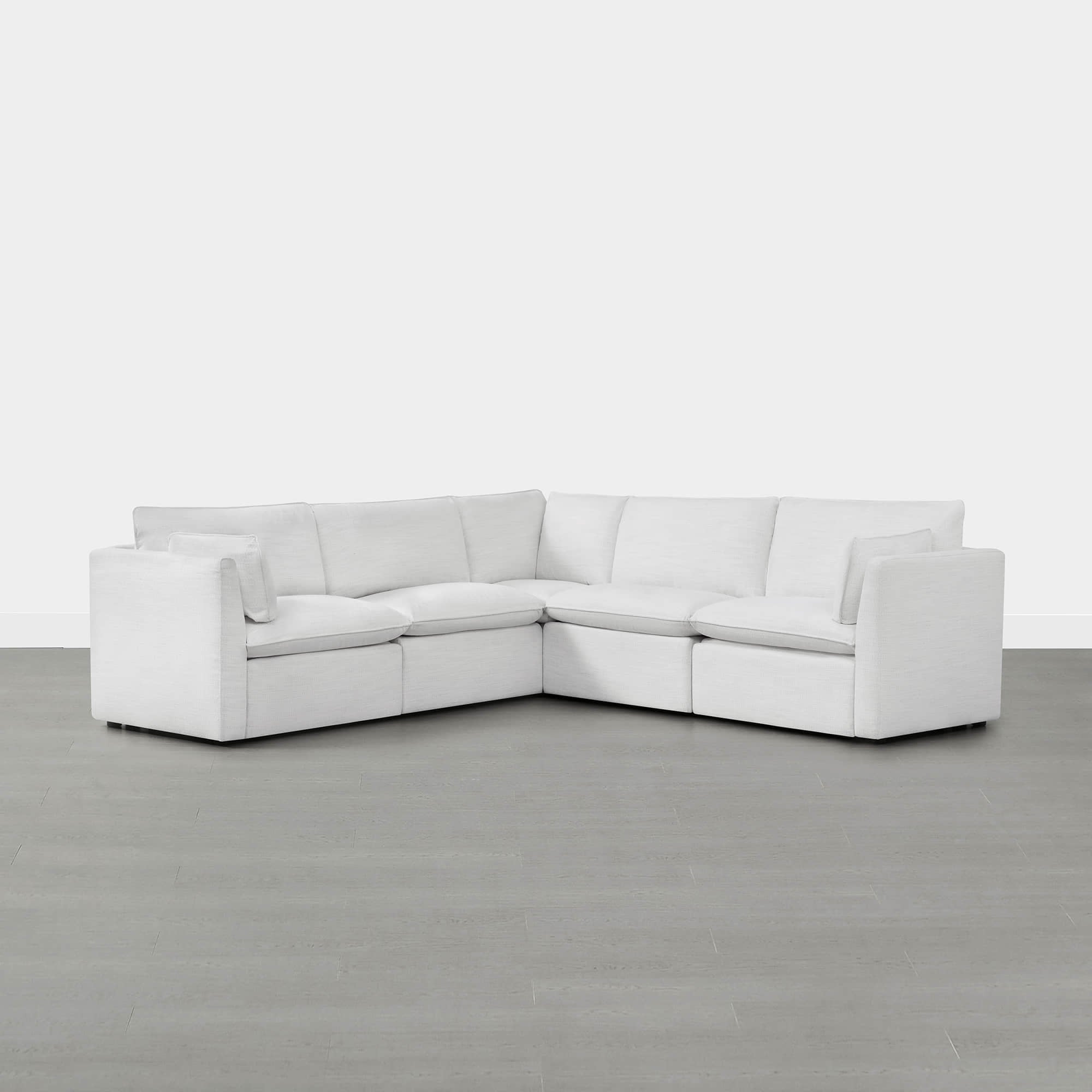 Sophia 5-Piece Feather Power Modular Sofa with Electric Footrests