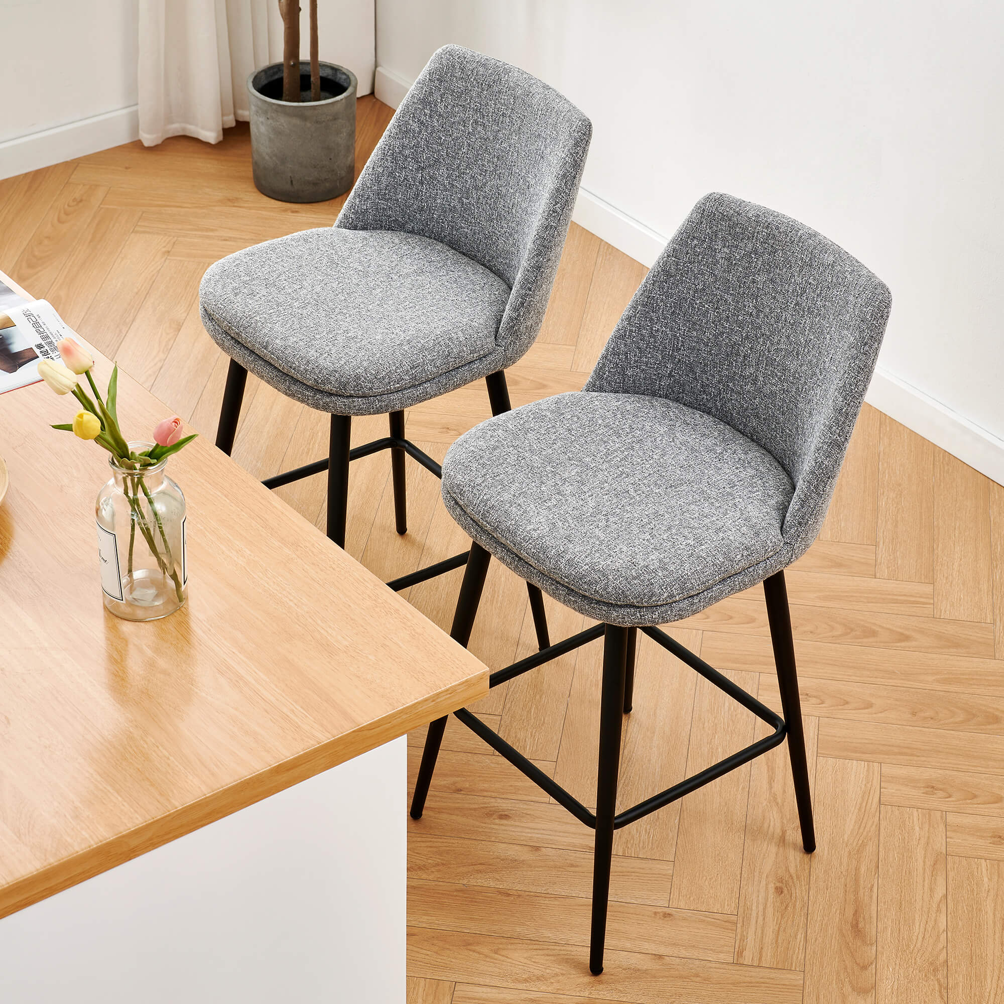 Eli Swivel Bar & Counter Stool