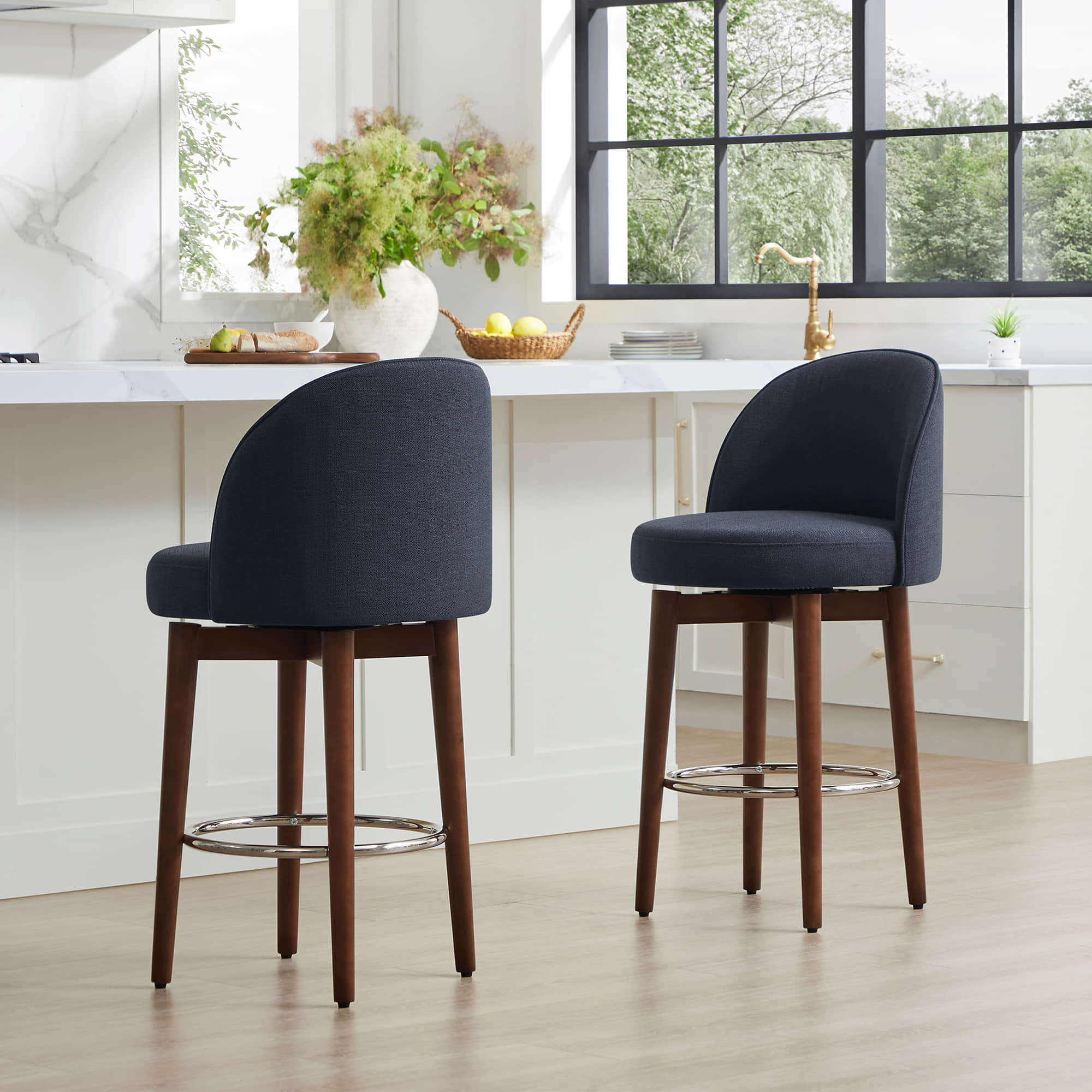 Rosa Swivel Counter Stool (Set of 2)