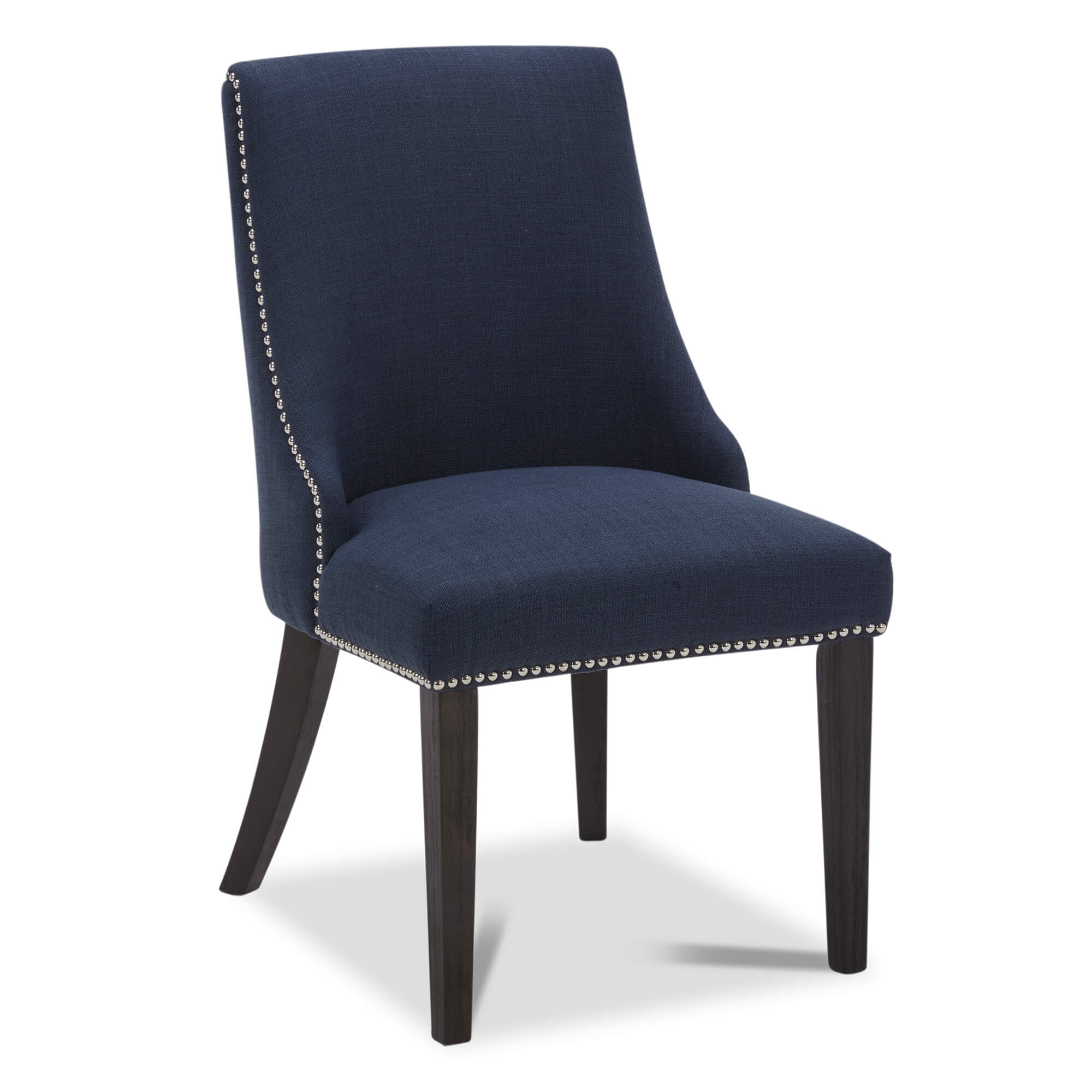 Asher Upholstered Dining Chair with Nailhead Trim (Set of 2)