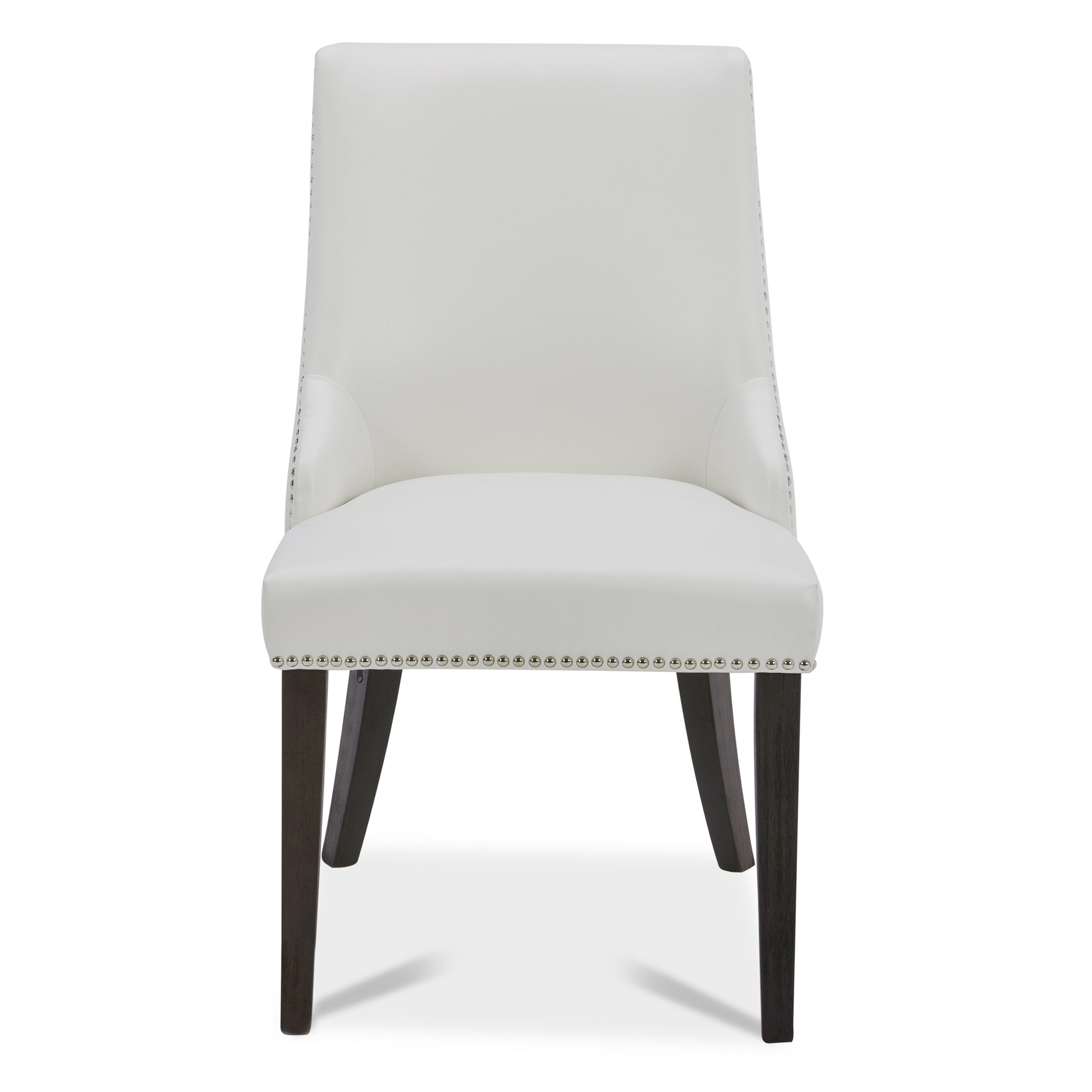 Asher Upholstered Dining Chair with Nailhead Trim (Set of 2)