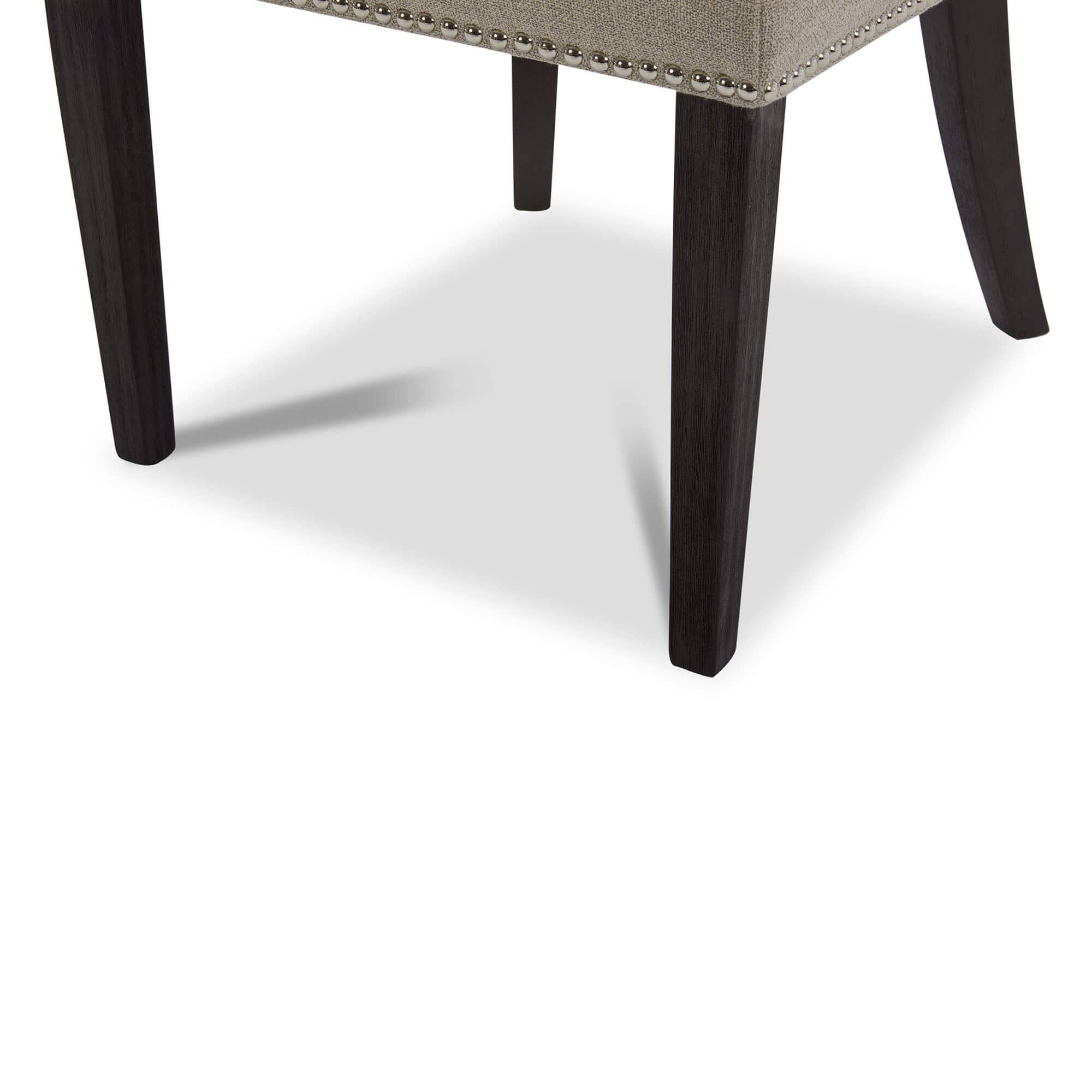 Asher Upholstered Dining Chair with Nailhead Trim (Set of 2)