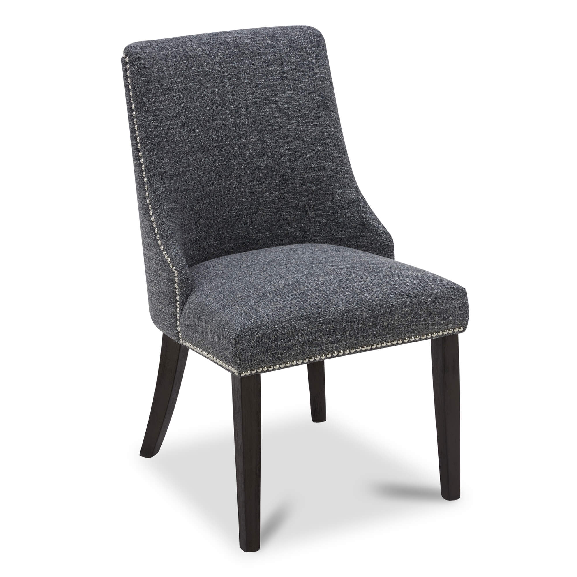 Asher Upholstered Dining Chair with Nailhead Trim (Set of 2)