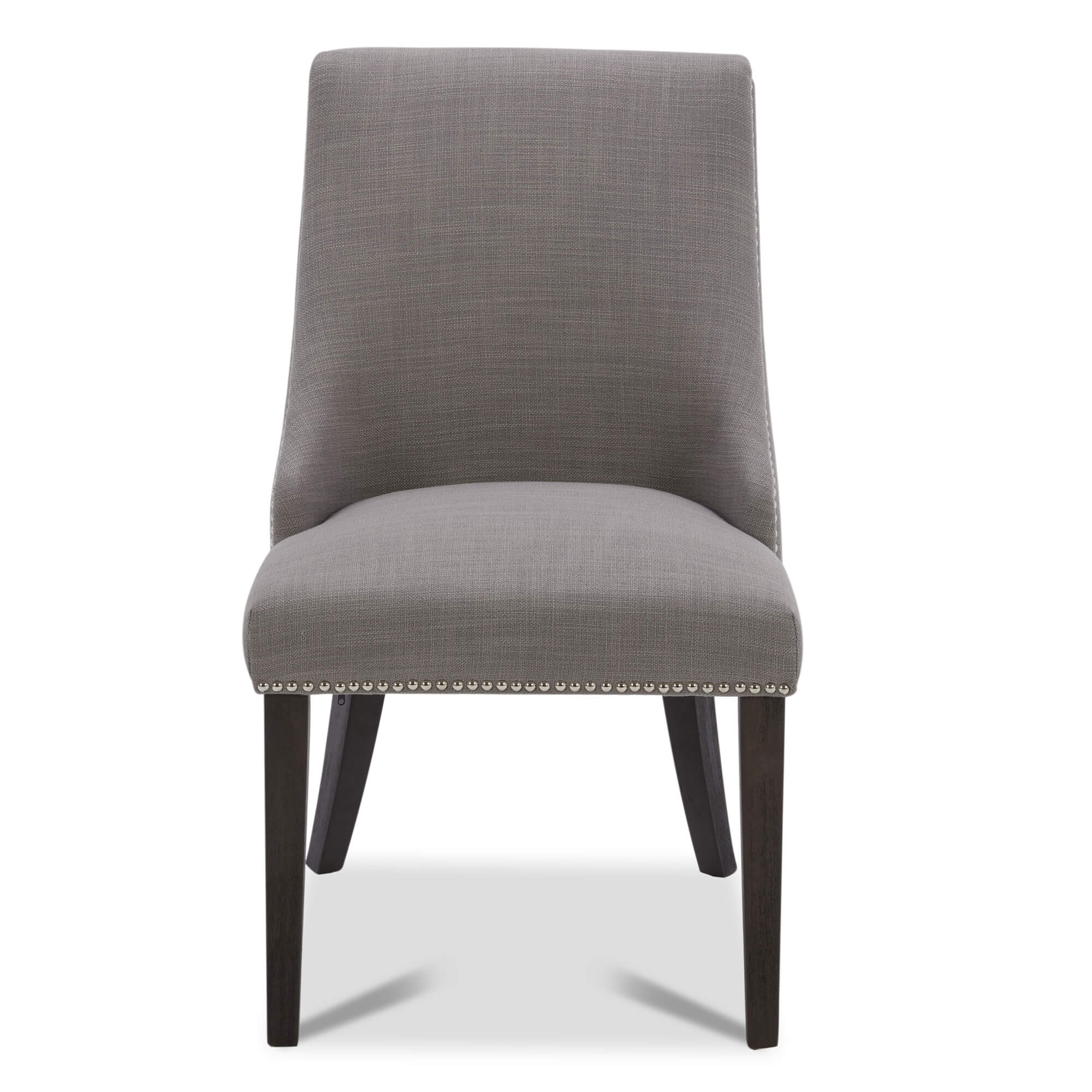 Asher Upholstered Dining Chair with Nailhead Trim (Set of 2)