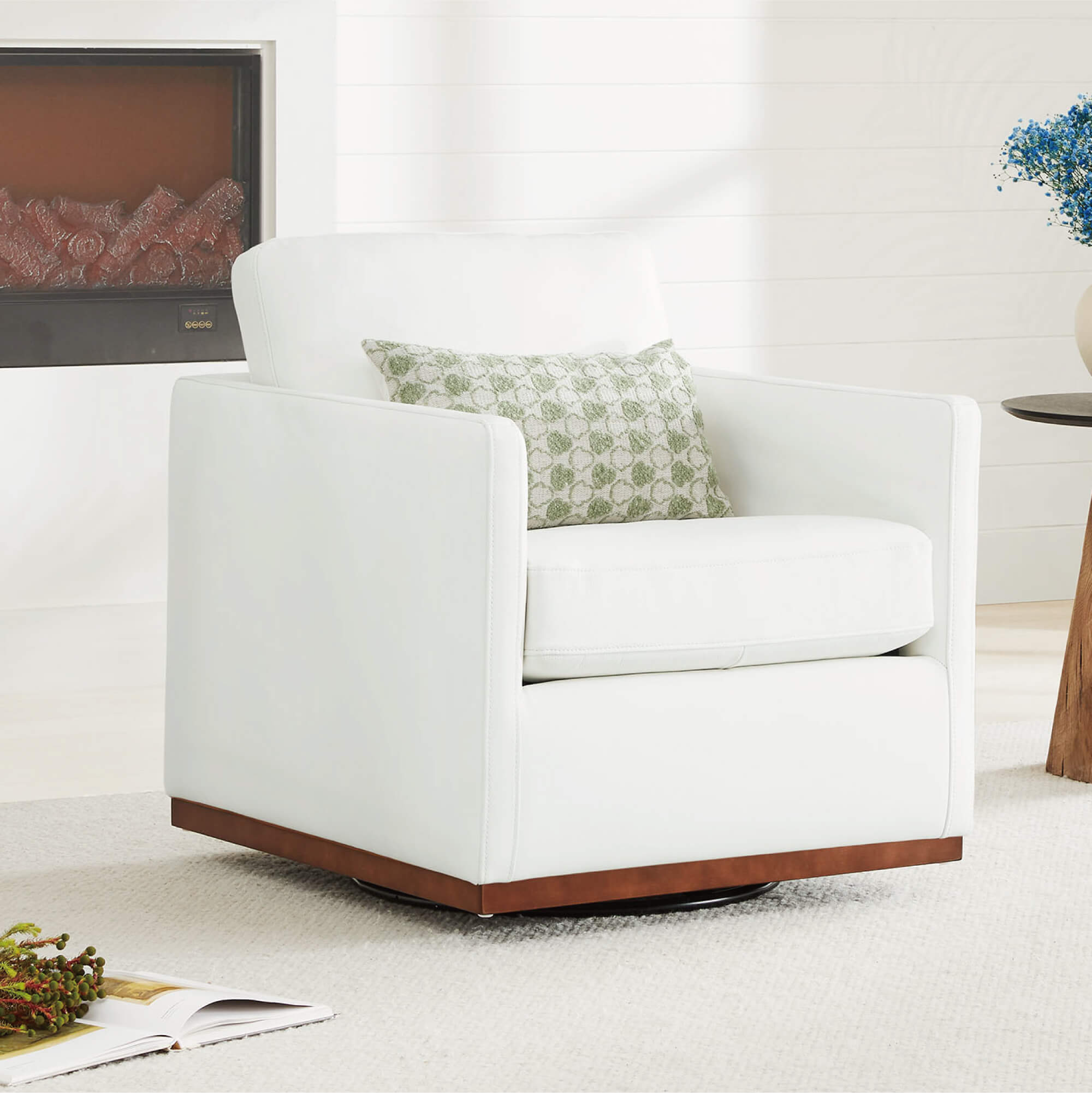 Henry Modern Swivel Accent Chair