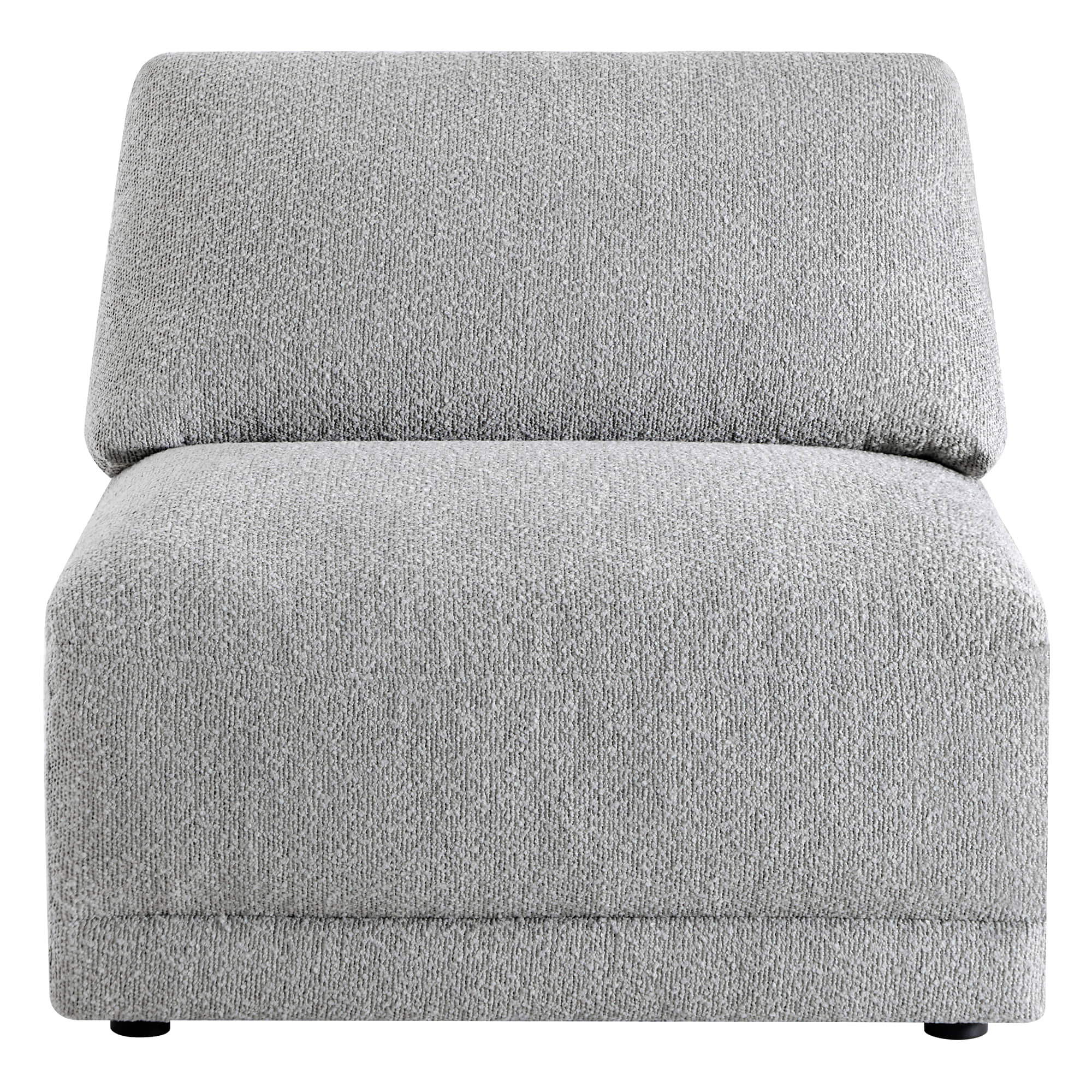 Josie Performance Boucle Ottoman / Armless Chair