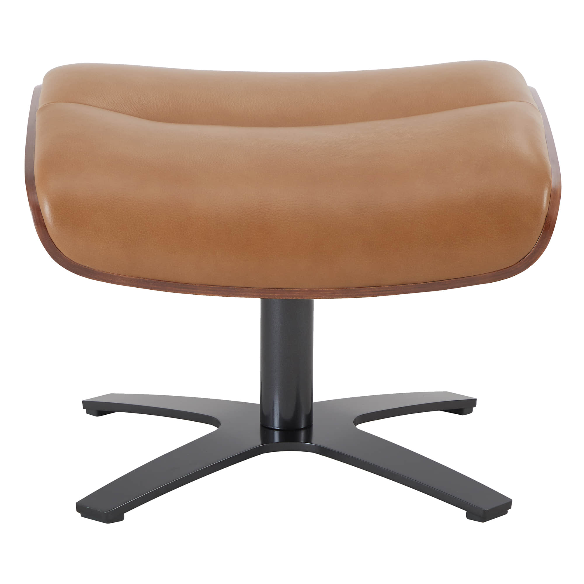 Elvin Genuine Leather Recliner Lounge Chair & Ottoman